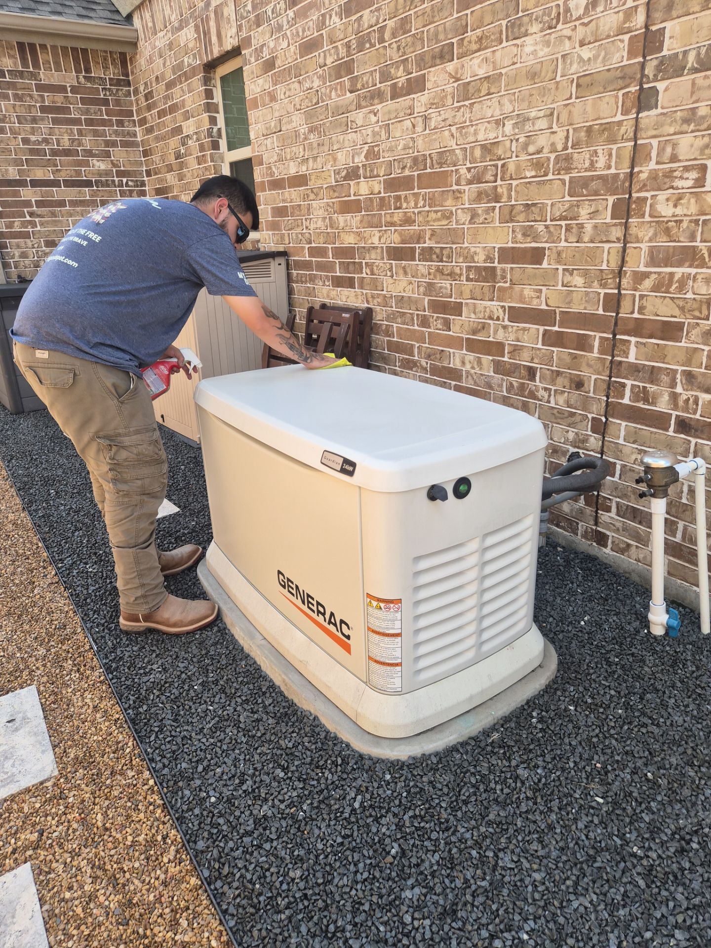 Generac Standby Generator Maintenance in Spring, Texas by GenTex Elite Services