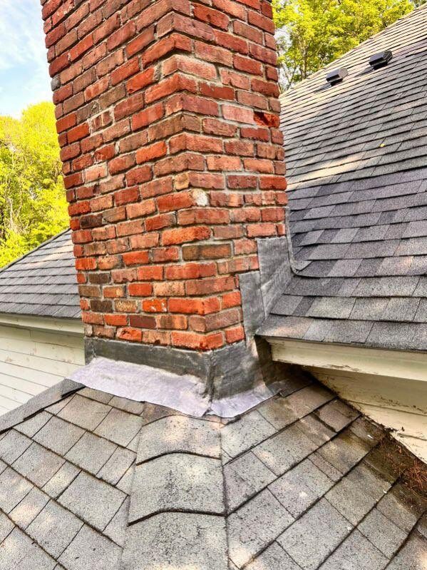 Chimney Reflashing & Roof Ventilation Upgrade | Harvard, MA by Mighty Dog Roofing of Greater Middlesex County