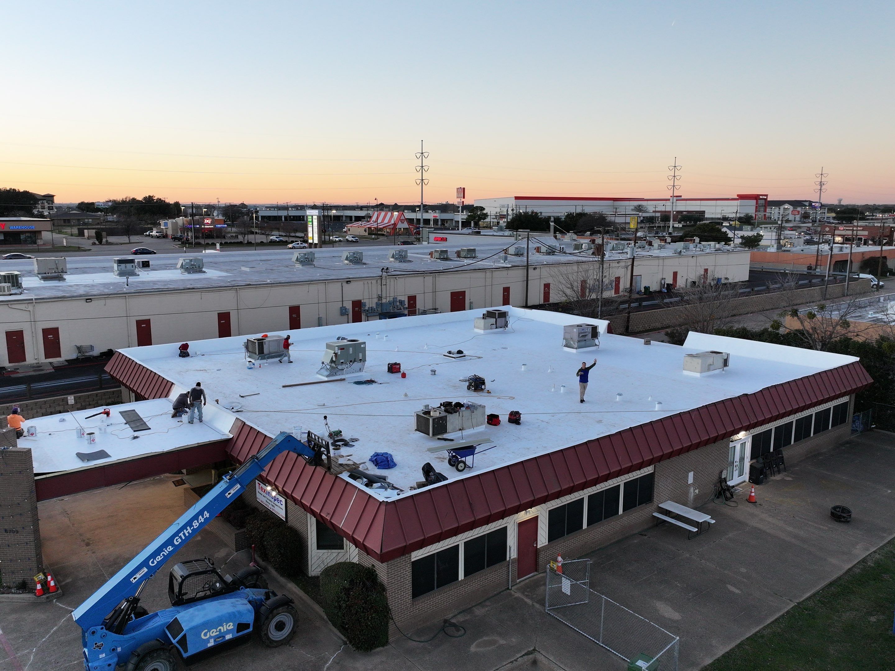 Commercial Roofing Installation using GAF Evergaurd TPO 60 Mil by Becker Roofing and Exteriors