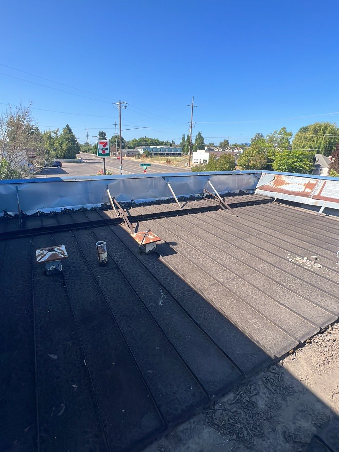 Commercial Roofing Installation using GAF 60Mil TPO  by Orezona Building & Roofing Company, Inc.