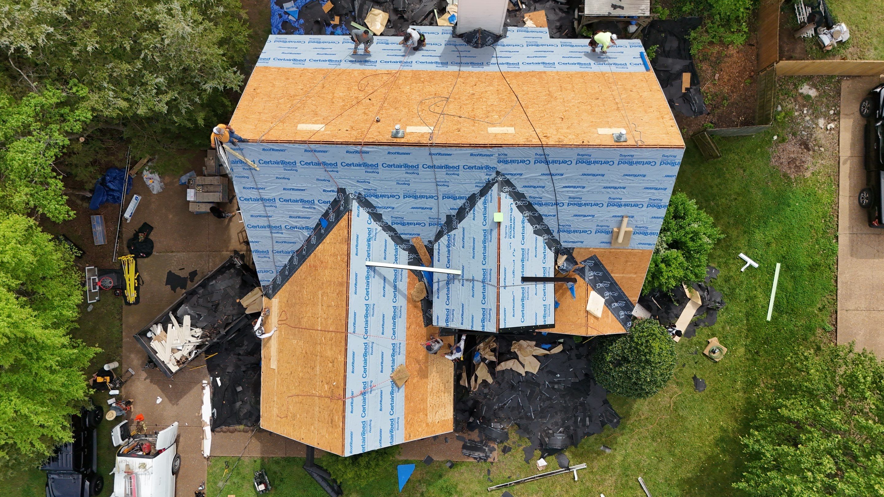 Charcoal Black Re-Roof by Royal House LLC