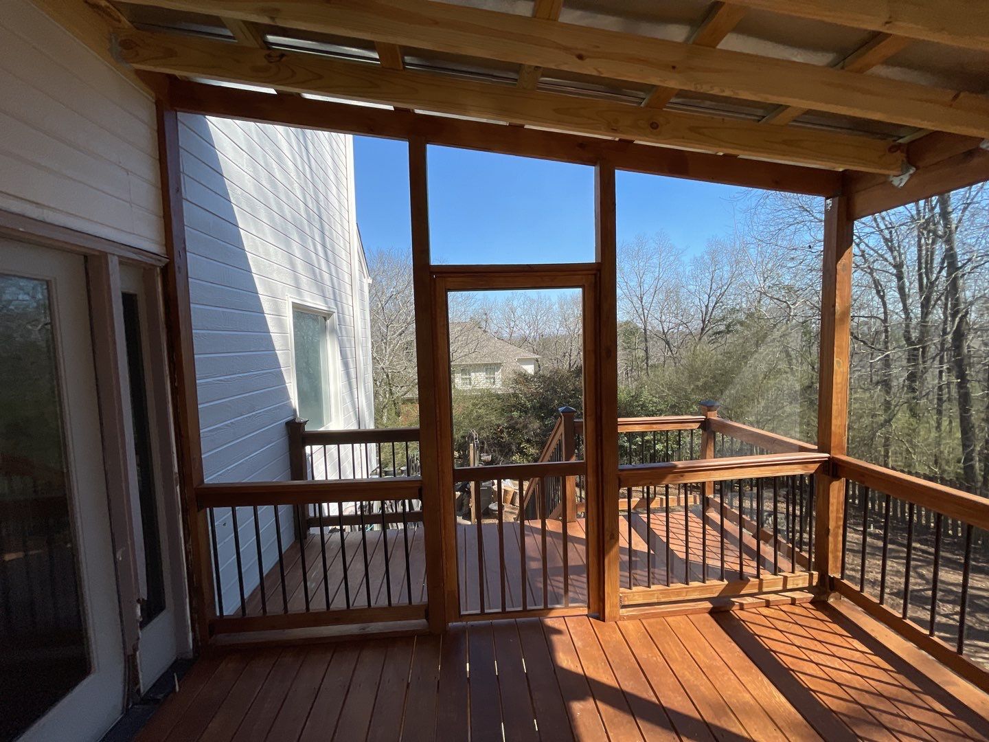 Balmoral Estates Screened Deck  by Pillar and Pine