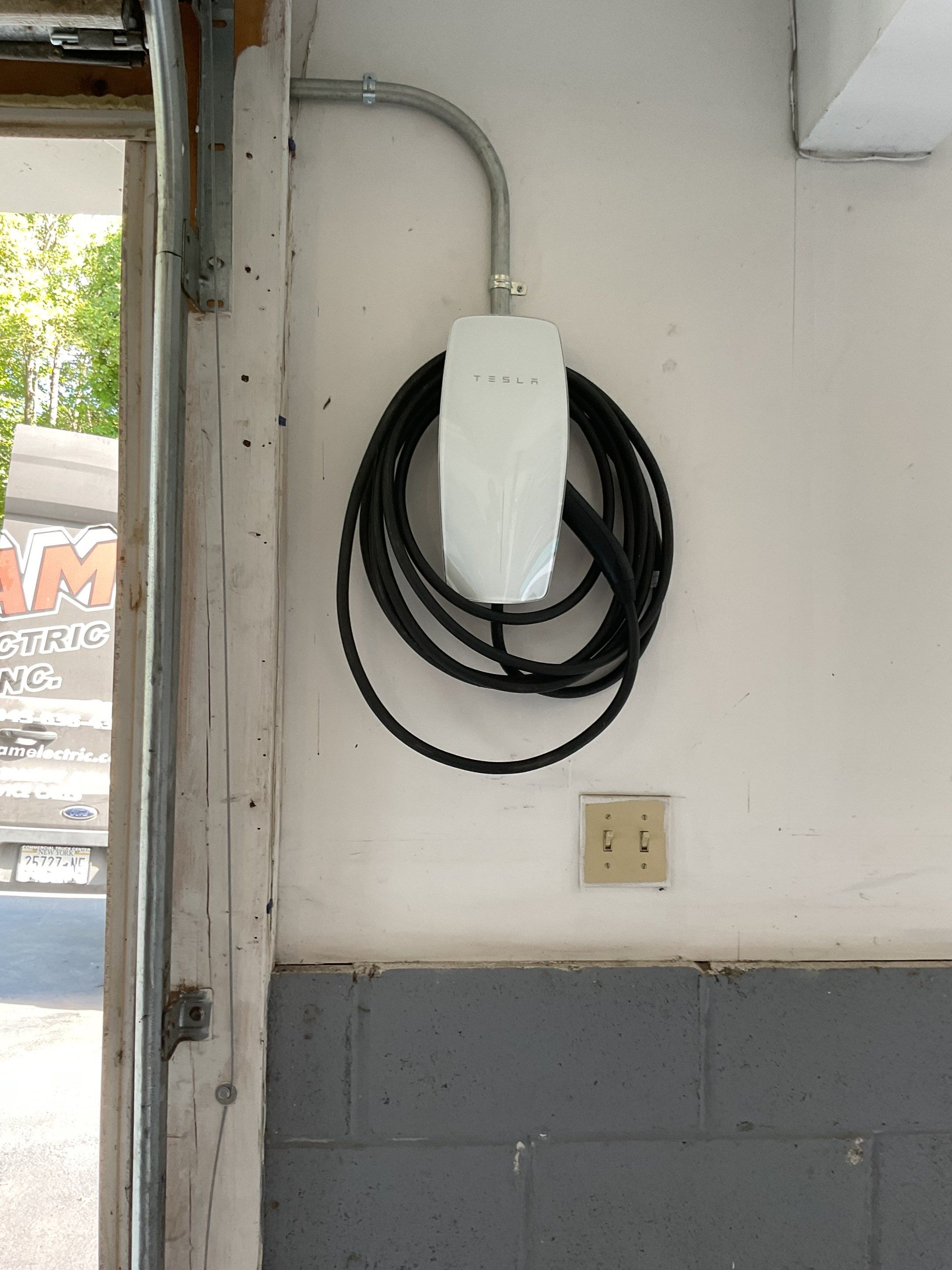 Tesla Gen 3 Charger Installed with Dedicated Circuit by ZAM Electric