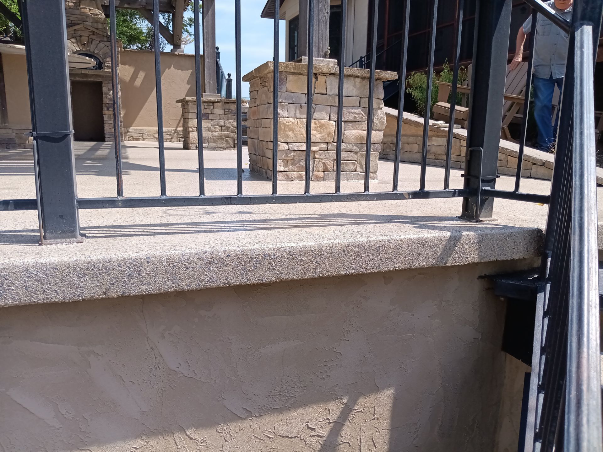 Project in Eureka Springs by Pace X Concrete Coatings