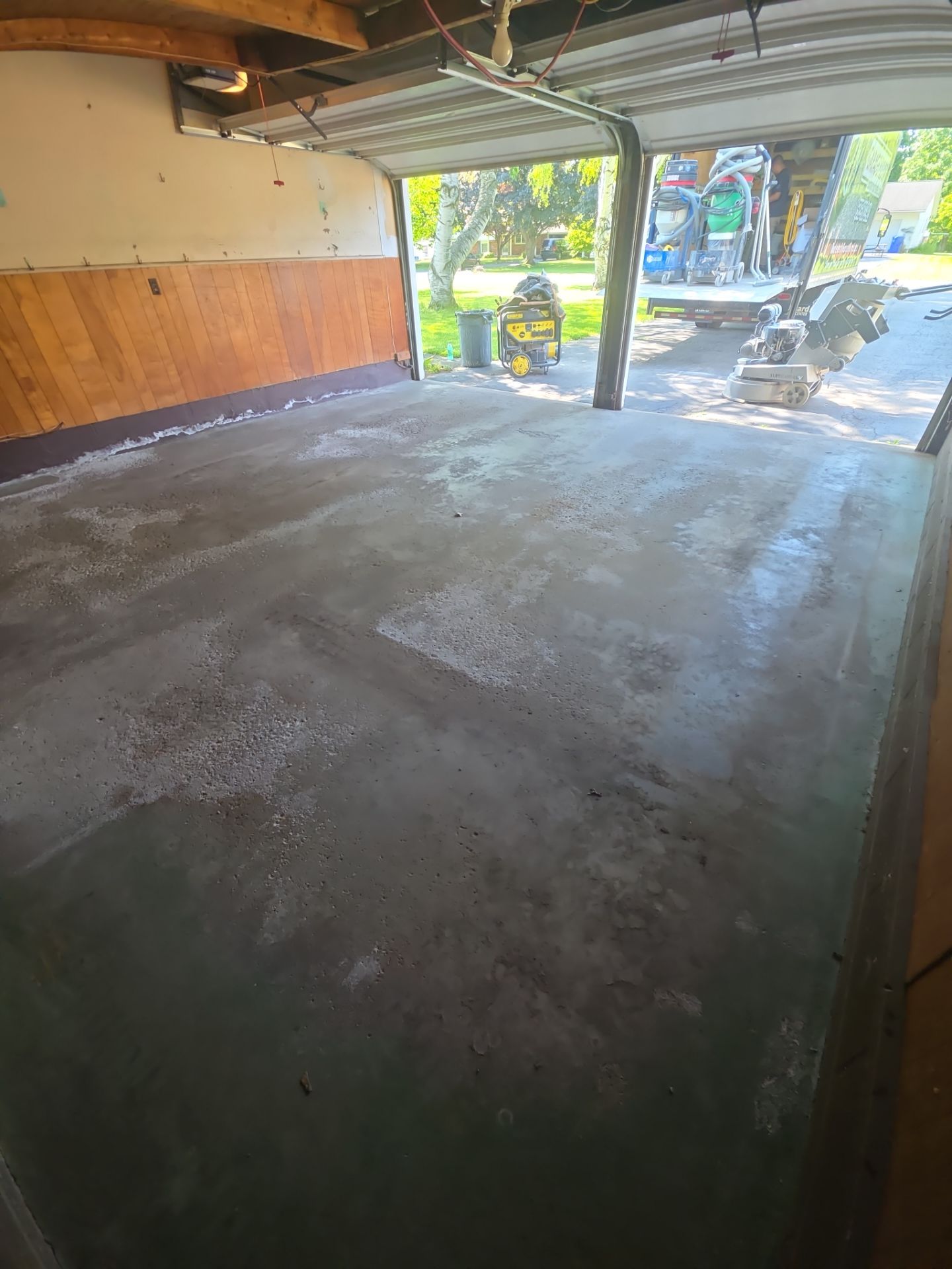 Vintage Zircon Garage Coating by NG Masonry & Construction LLC