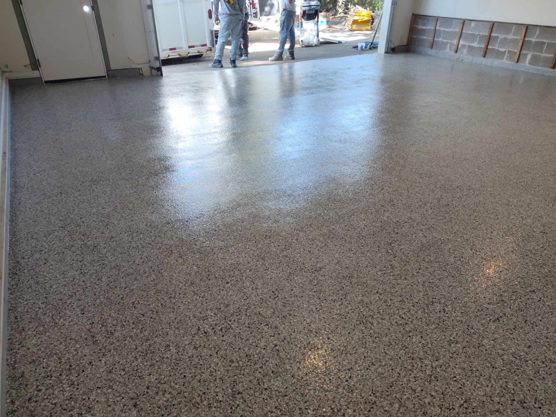 Alair Homeshow Remodel - Utility Room & Garage Coating by Revival Concrete Coatings