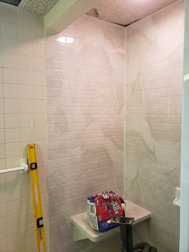 Shower Replacement using BCI Acrylic Shower System by Secure Construction Company Inc