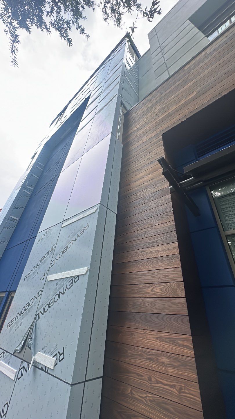 Exterior Installation using ACM Composite Panels by Infinity Metal Systems