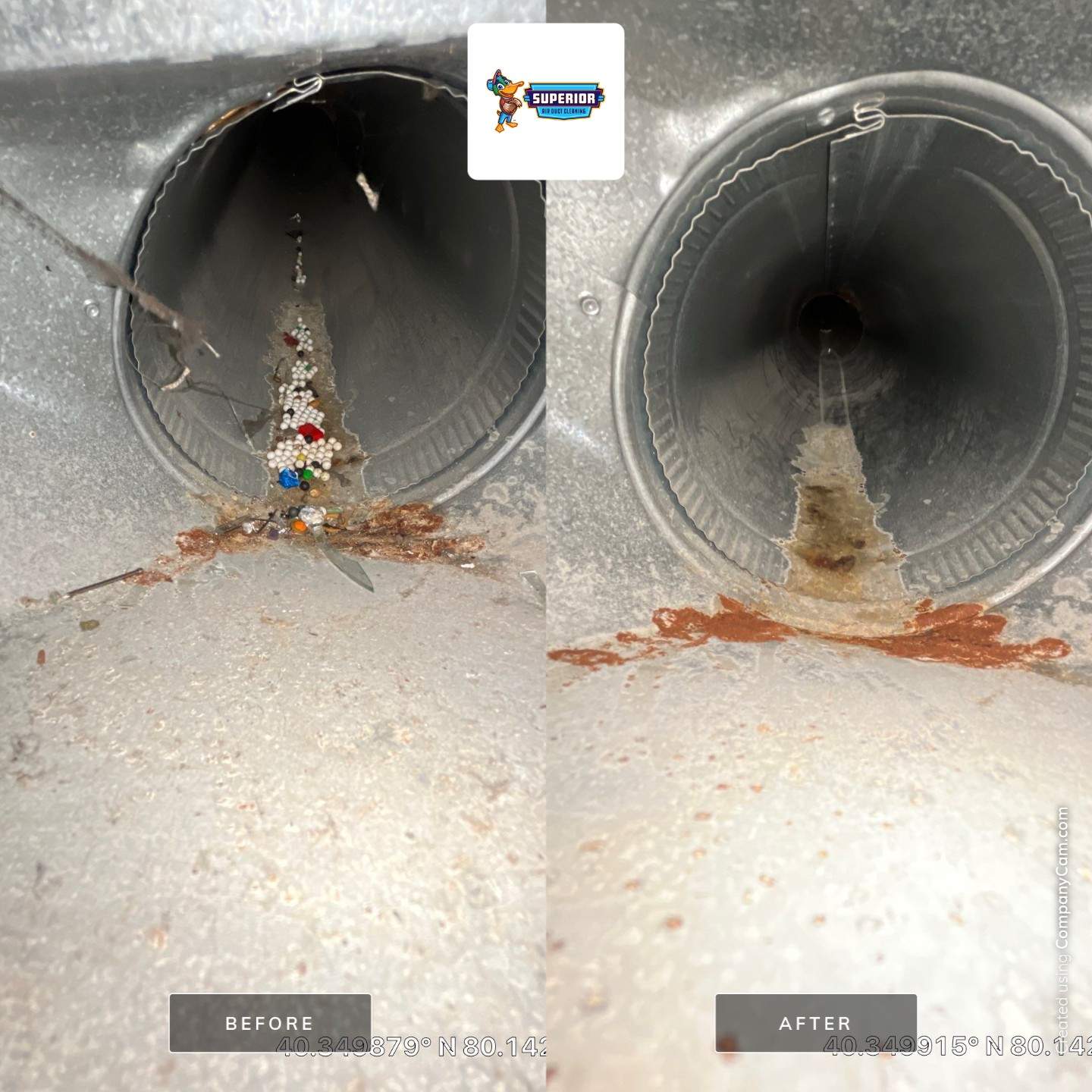 Air Duct Cleaning With a Vacuum Truck in Bridgeville, PA by Superior Air Duct Cleaning