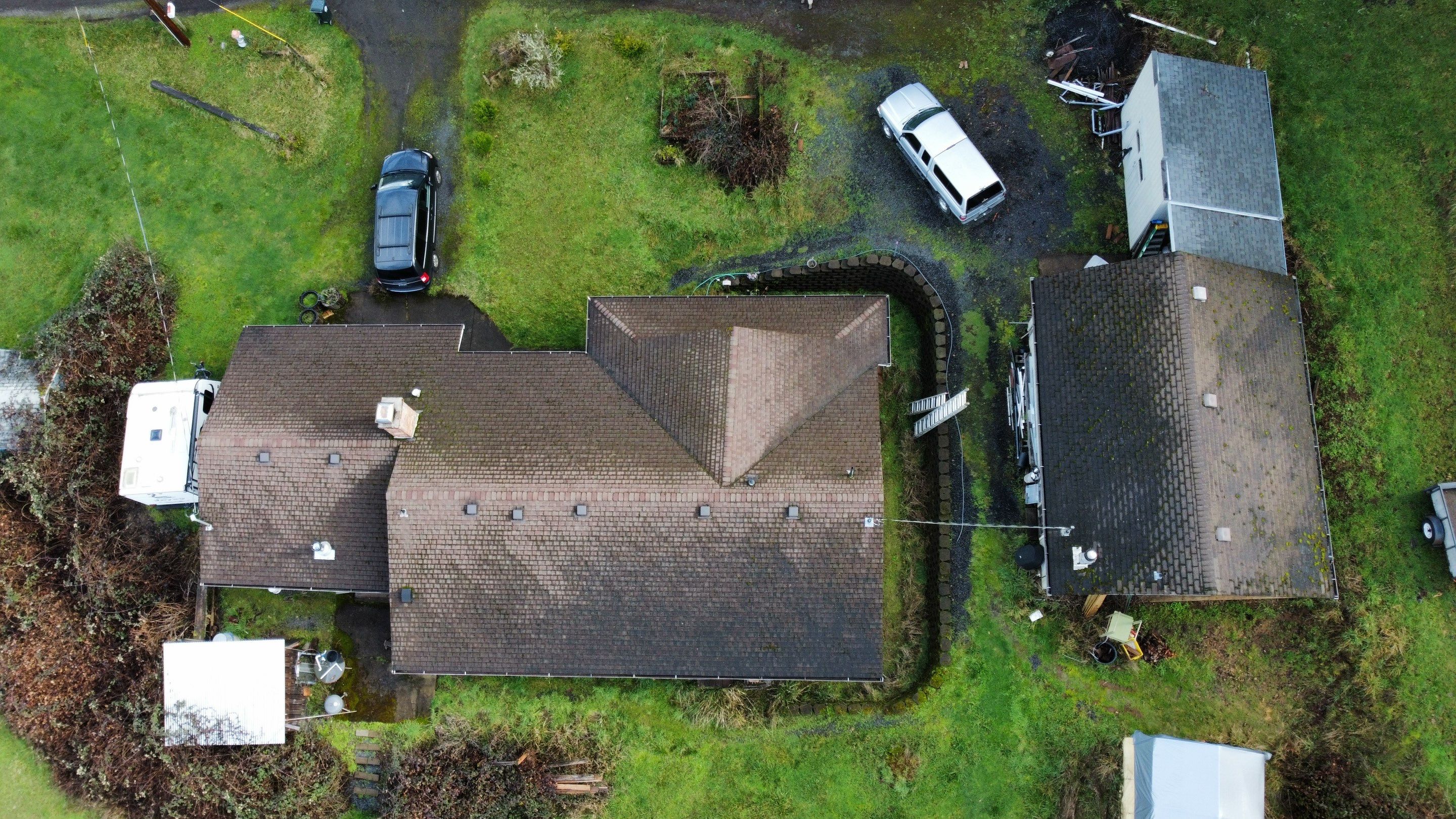 Residential Roofing Installation using IKO Dynasty (Color: Frostone Grey) by Orezona Building & Roofing Company, Inc.