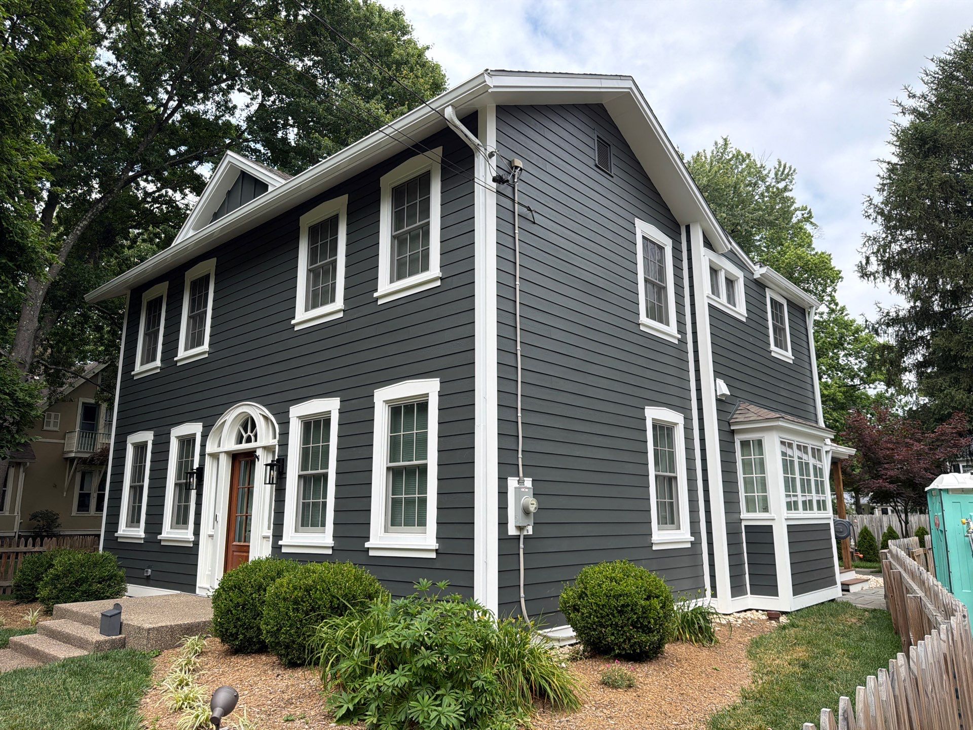 Centenarian Edgeworth Home updated with James Hardie by Ideal Siding Pittsburgh
