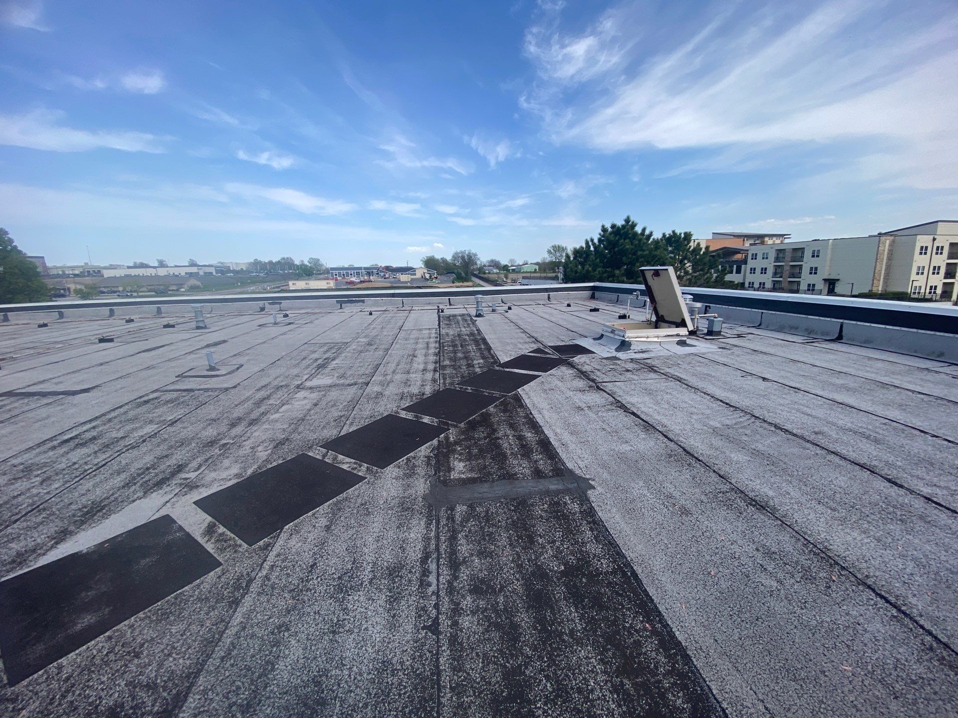 Commercial Roofing Install - SPF Foam & Coatings Restoration & EPDM System - Color White  by Titan Commercial & Residential Roofing 
