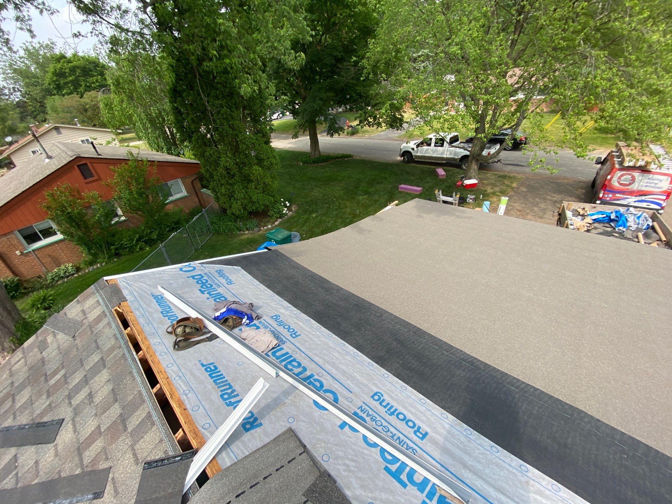 Roof Replacement using CertainTeed Landmark by 180 Contractors