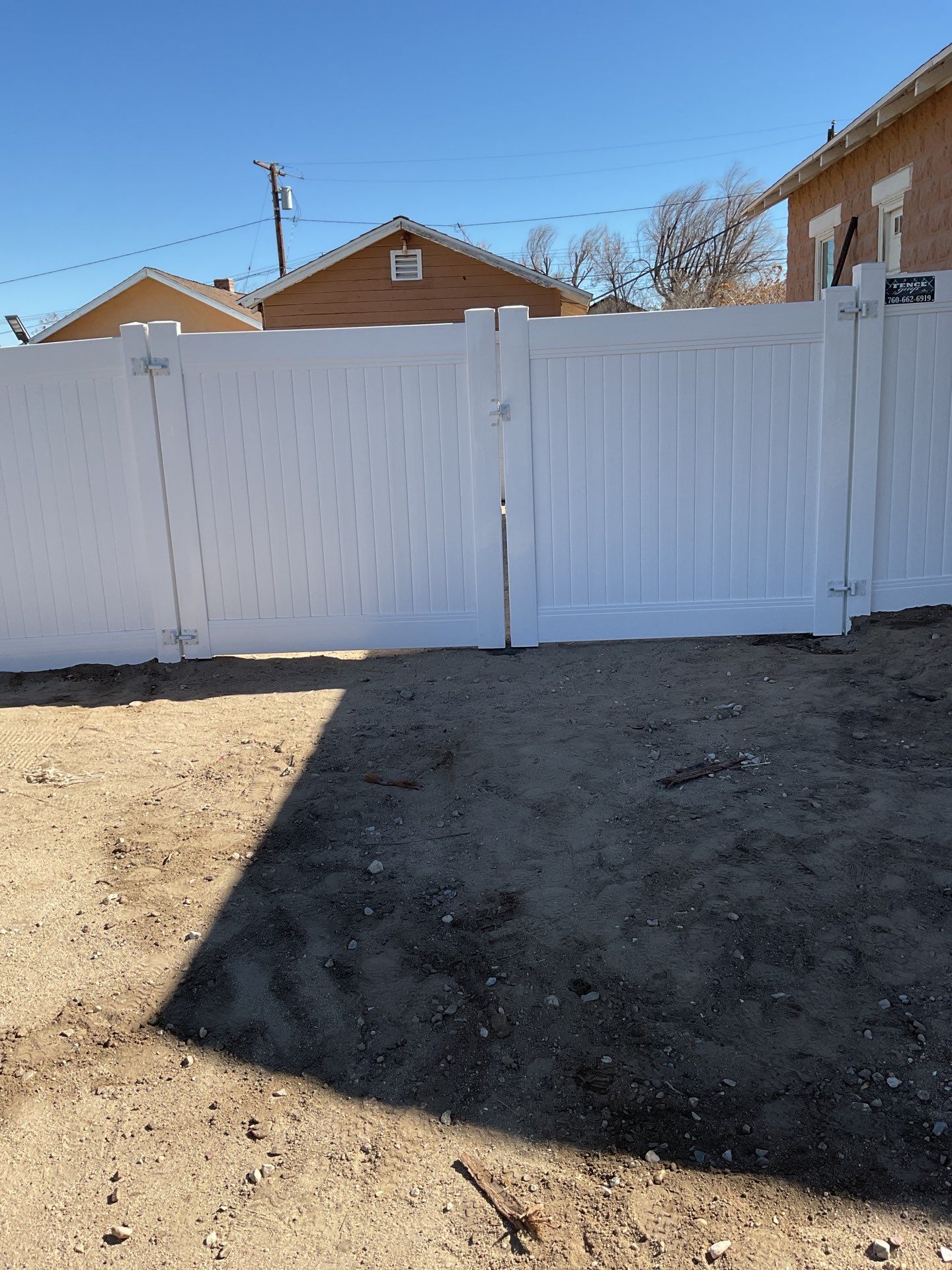 Fence Installation using Vinyl by Fence Guys Inc.