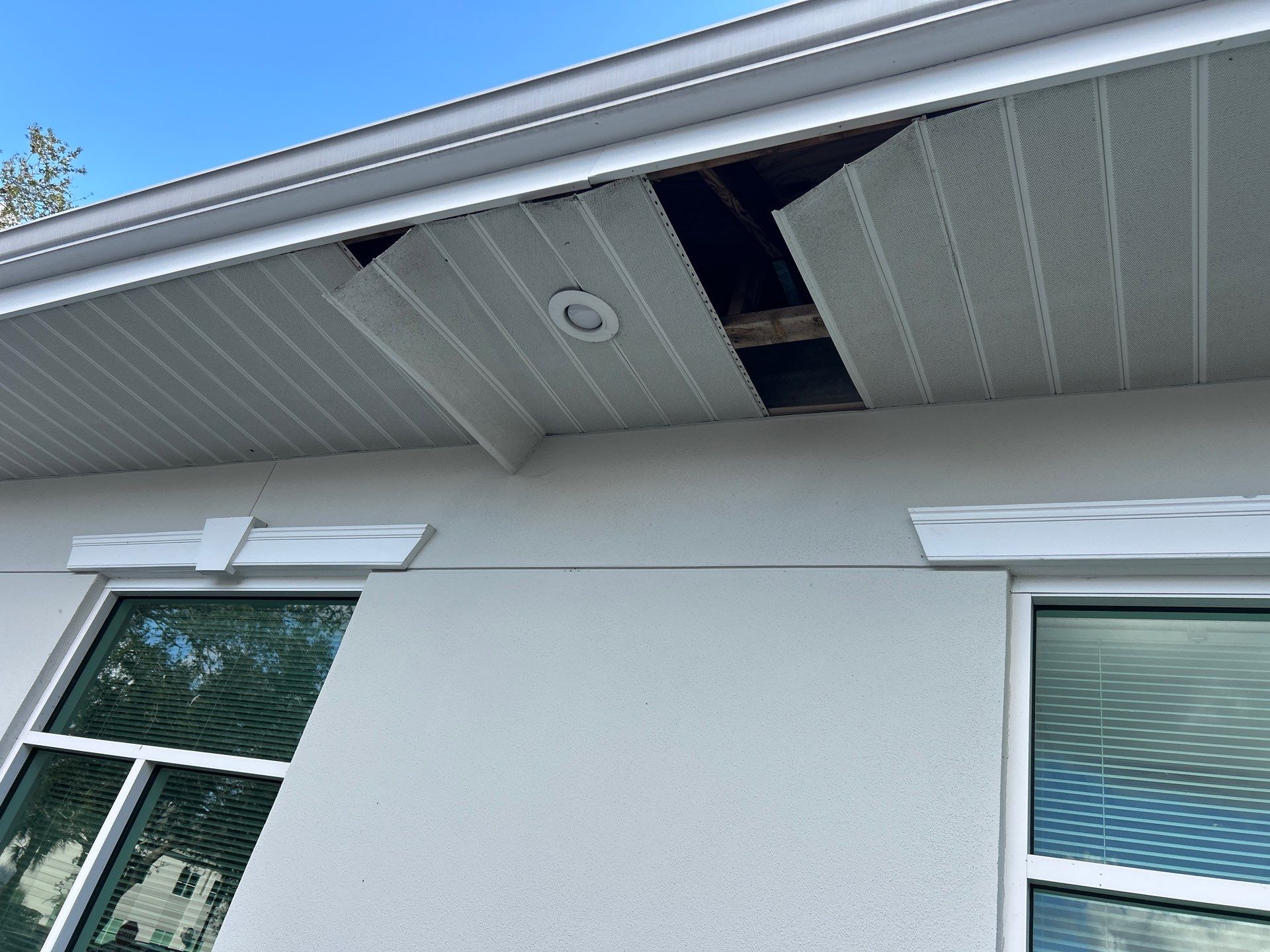 Soffit Repair and Installation in Sarasota FL by Gutter Professors