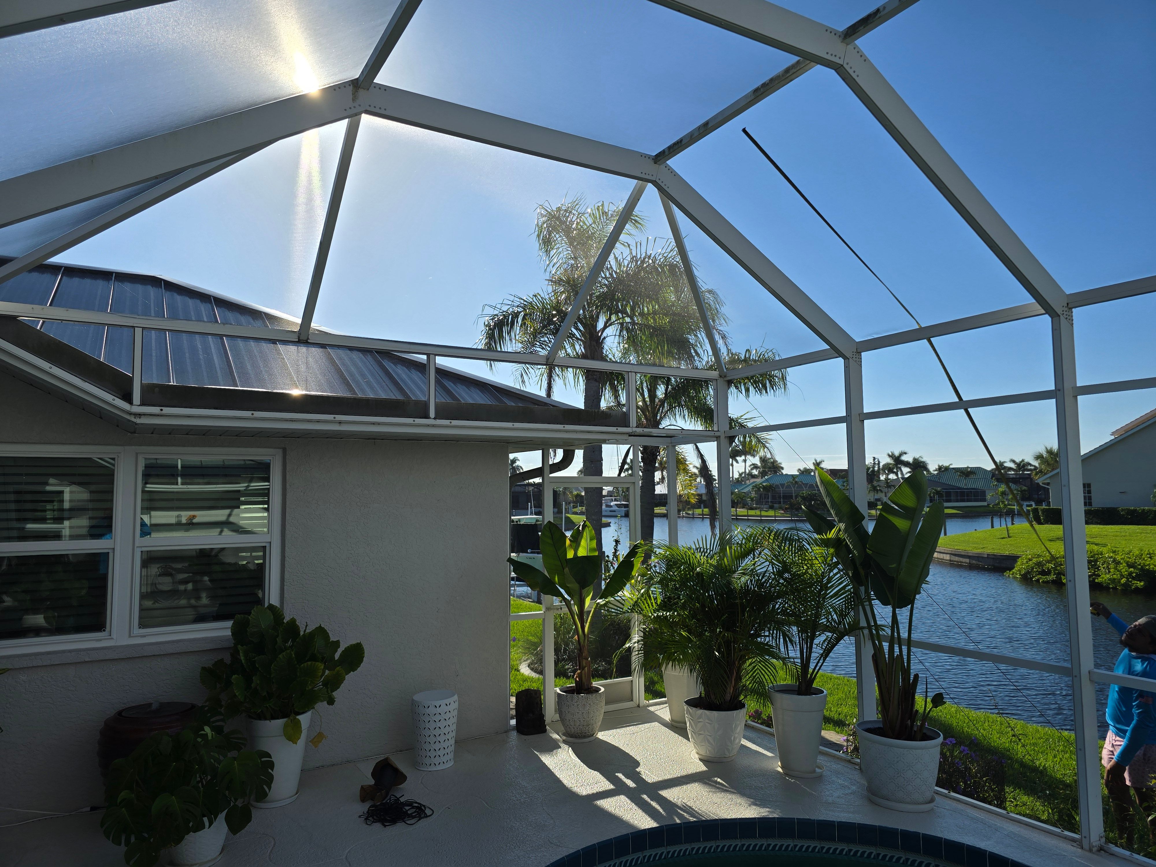 Rescreen of Pool Cage by Screen Experts, LLC 