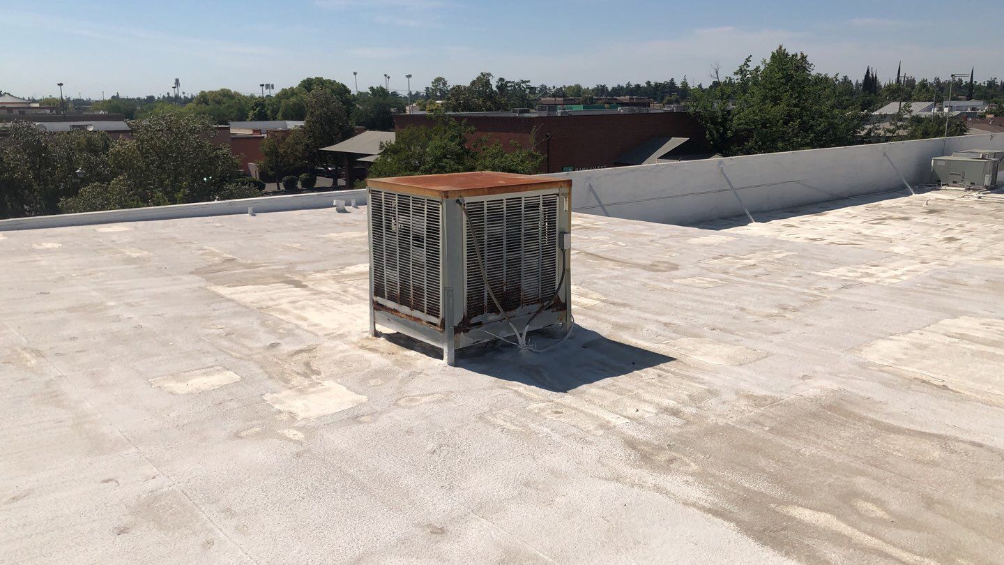 Reburbish existing spray foam job by Straight Edge Roofing Inc