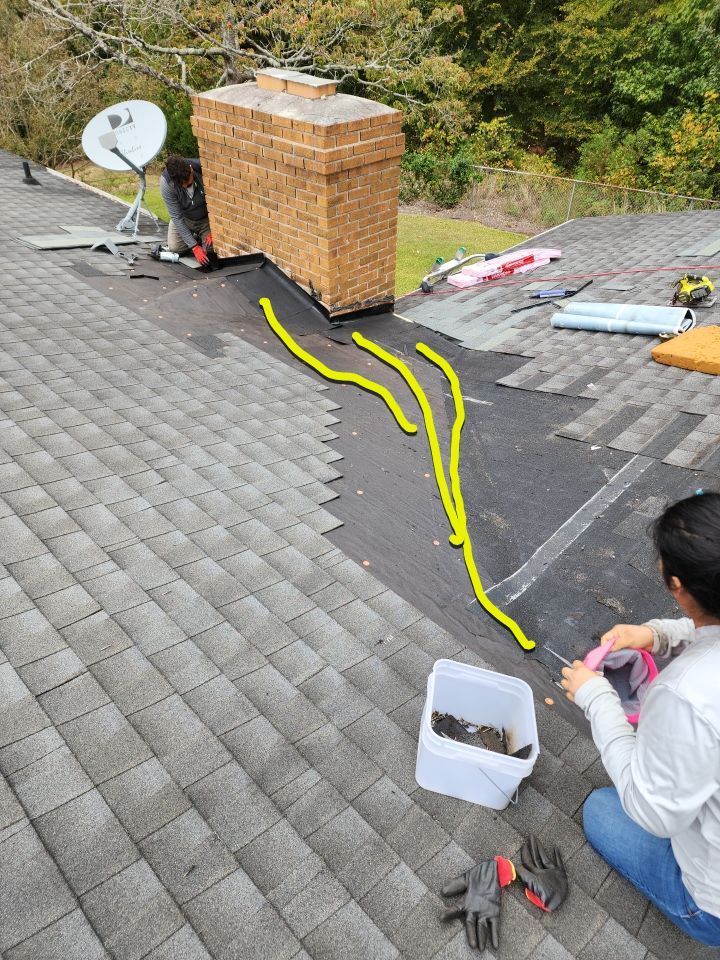 Residential Roofing Repair using Ashphalt Shingles by Indigo State Roofing