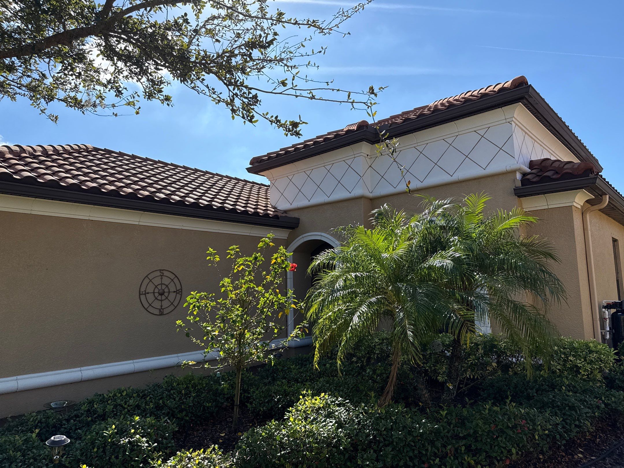 Barrel Tile Roof Cleaning – Artisan Lakes, Palmetto, FL by Sunshine AquaWash