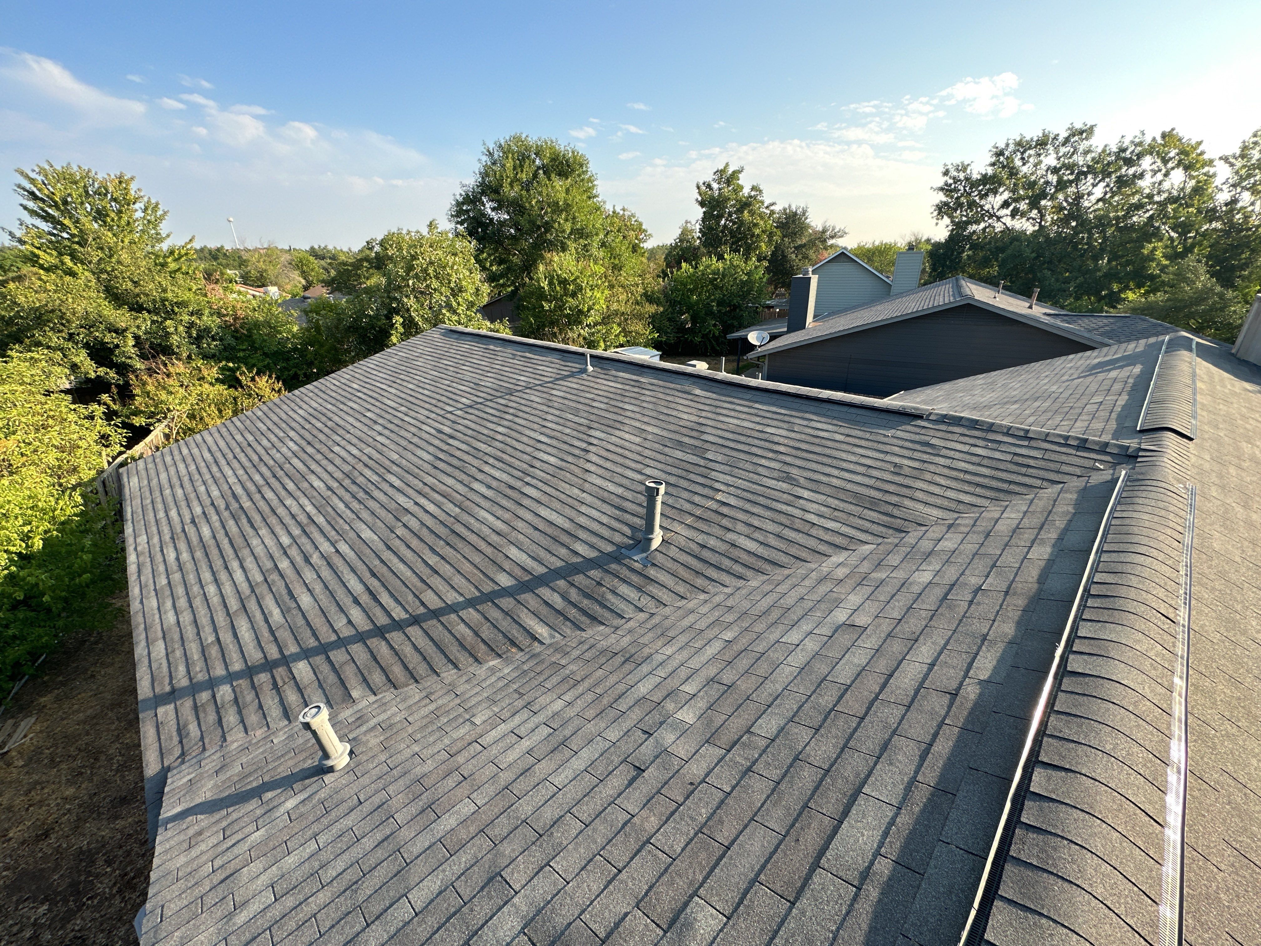 New Architectural Shingle Roof in Austin by Skywall Construction LLC