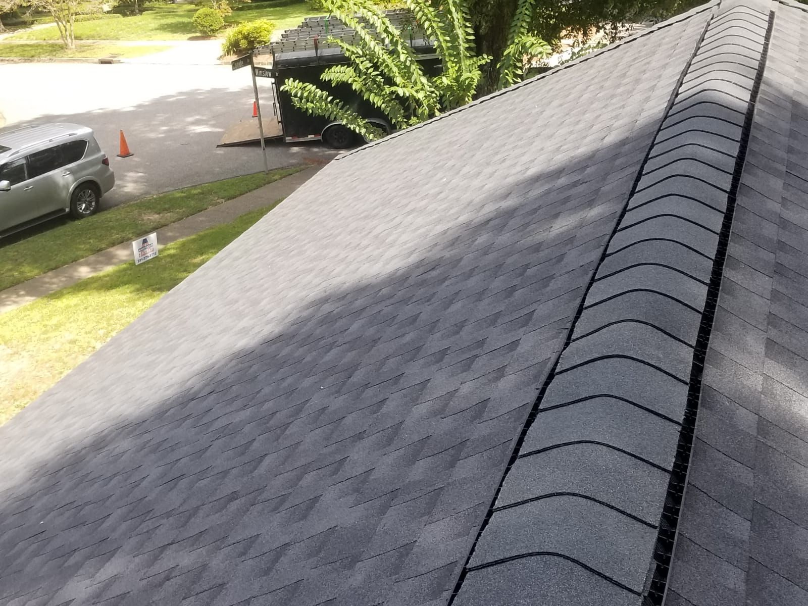 Residential Roofing Installation using Roof Replacement by American Roofing & Construction LLC