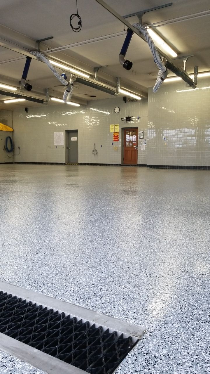 Dover Firehouse with their new Smoke Floor! by Spectrum Painting, LLC