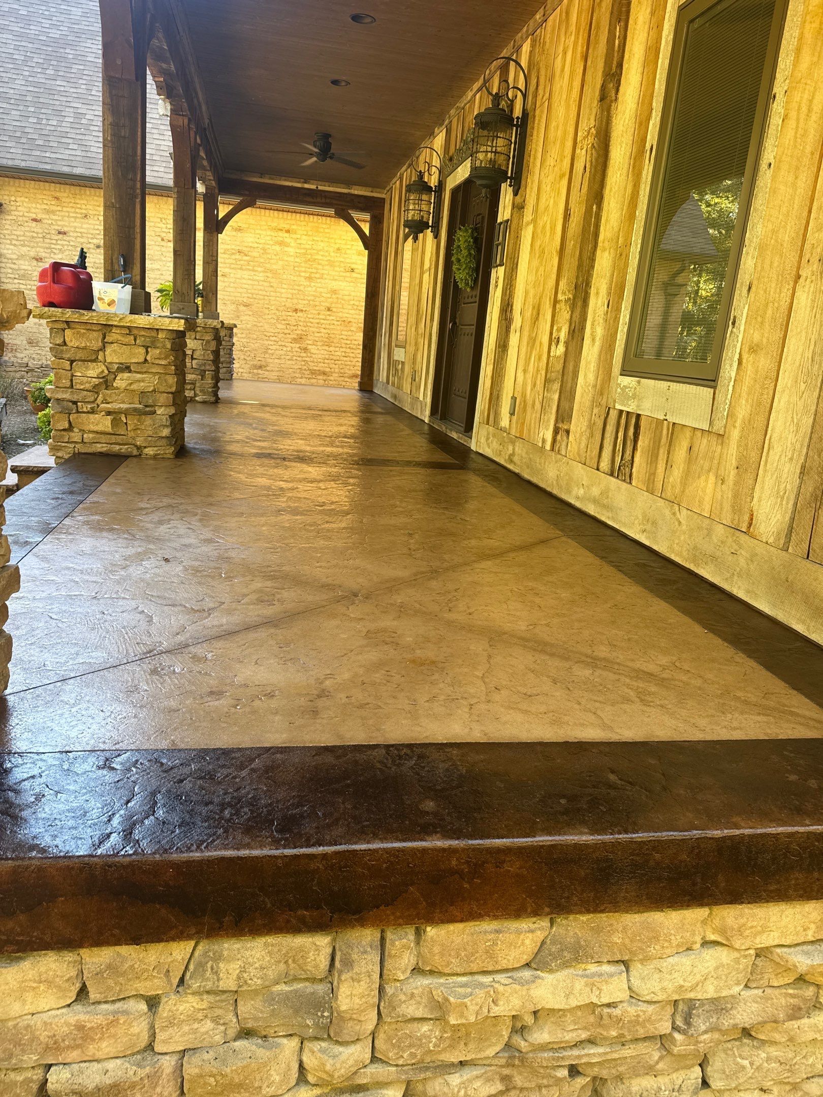 Project in Dickson by Mecham Decorative Concrete