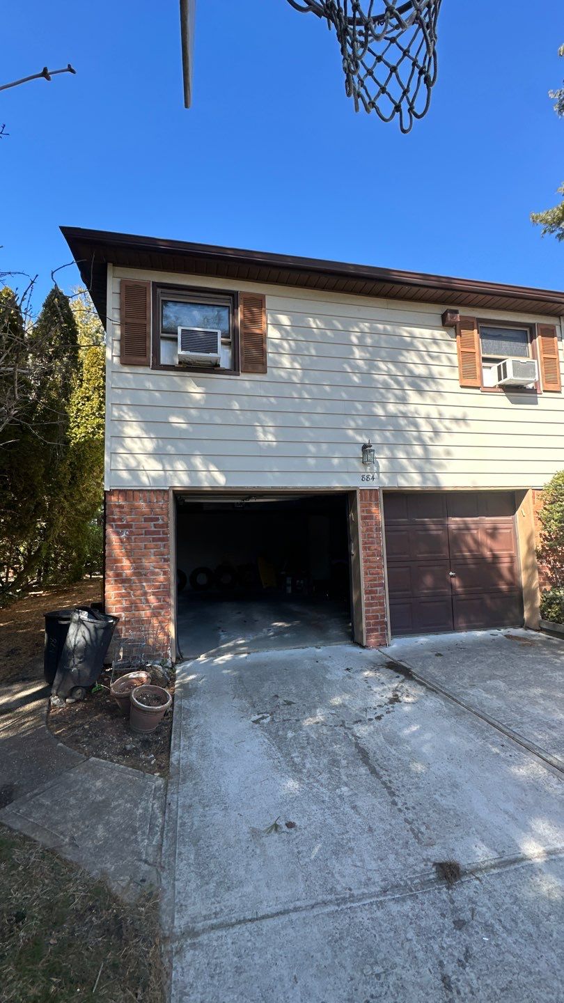 **Project Showcase: Complete Gutter & Leader System Replacement in Woodmere, NY** 🏠✨ by Above All Gutters 