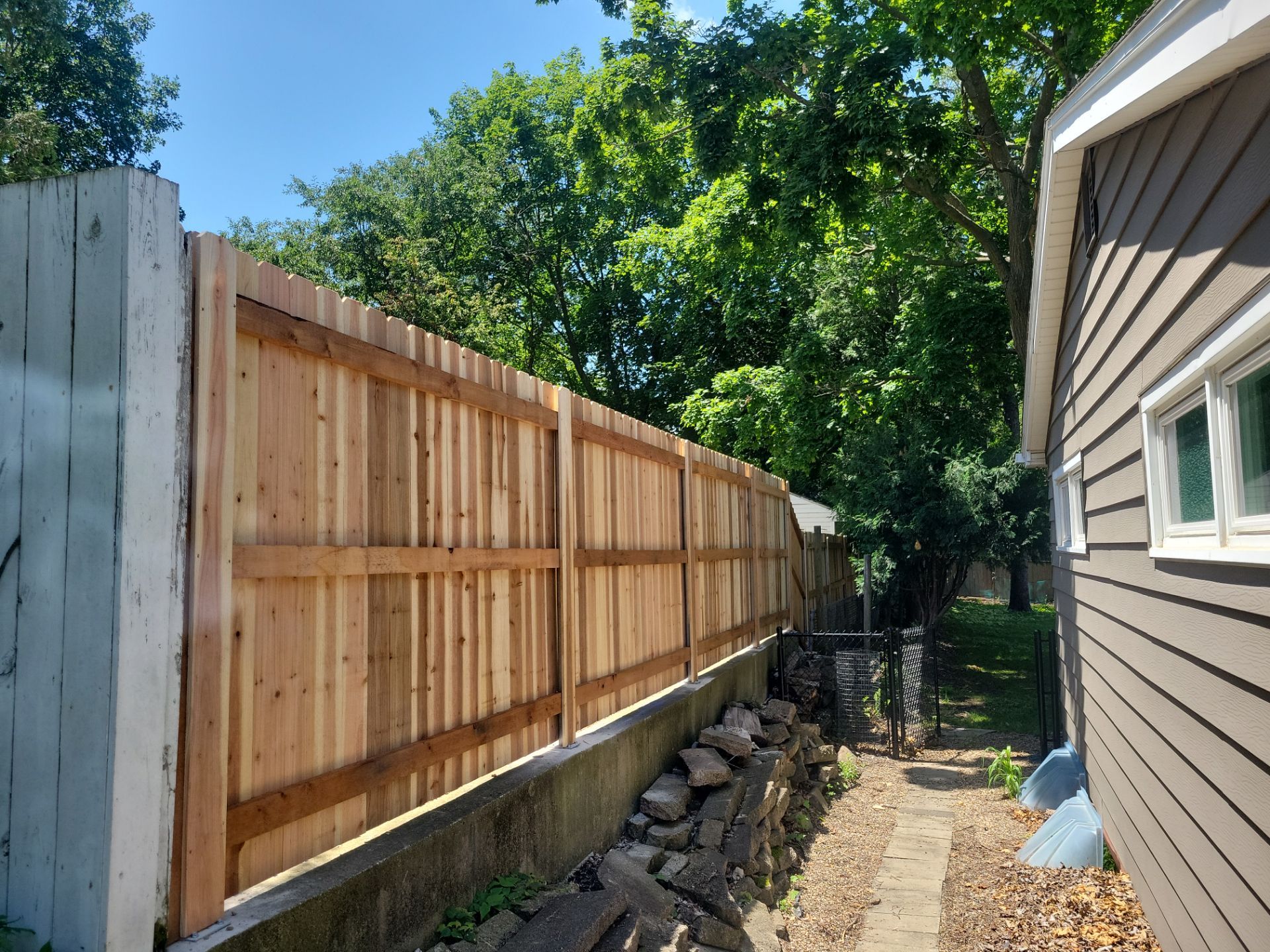 Project in Cedar Falls by Perfect Picket Fence and Stain