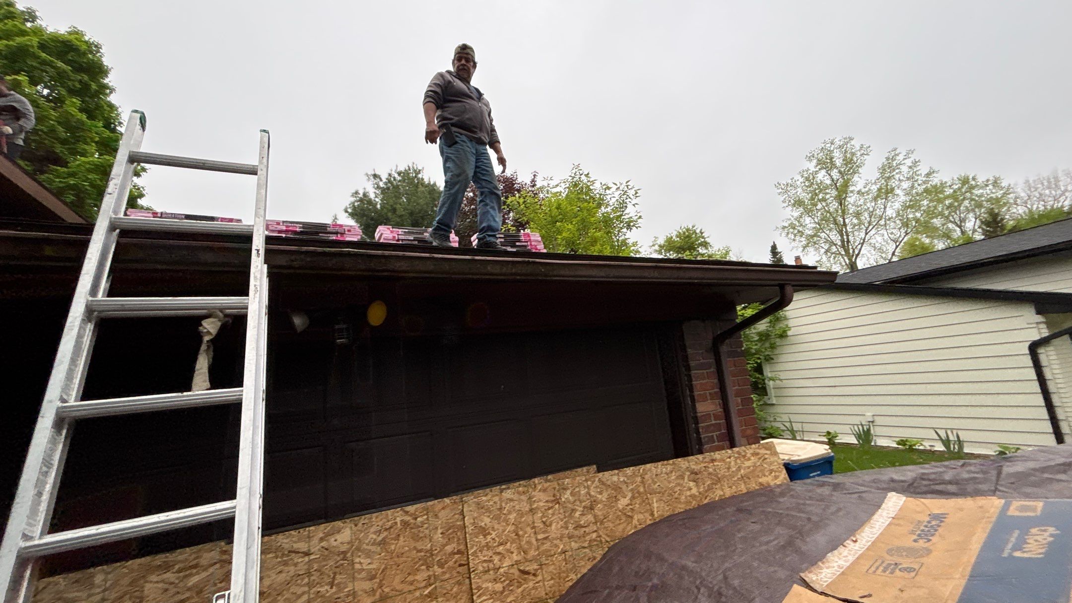 Roof Replacement using Owens Corning Teak by 180 Contractors