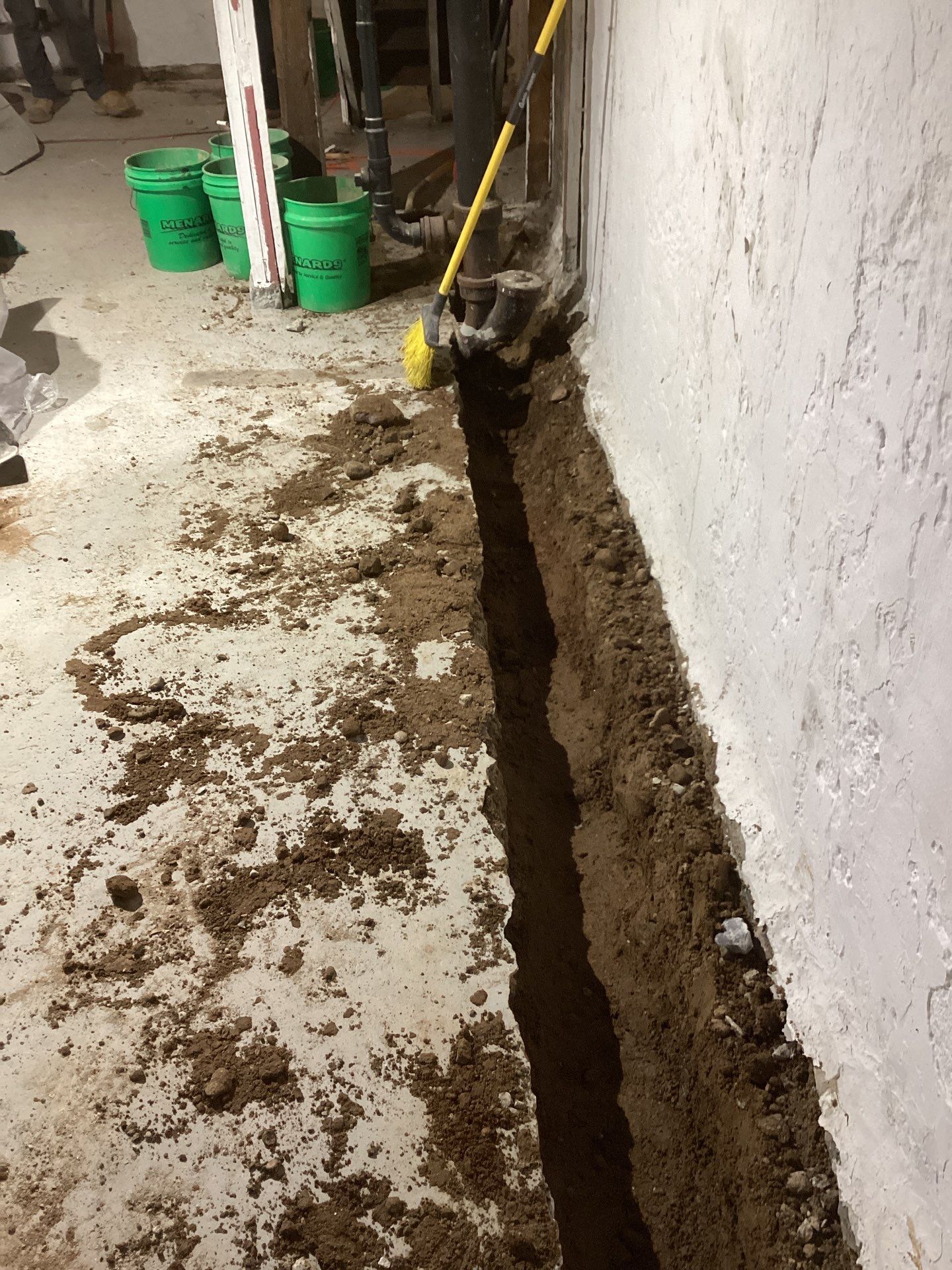 Interior Basement Waterproofing in NE MPLS by Waterproofing Northeast