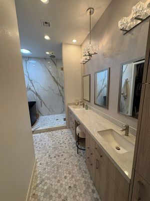 Master bath remodel