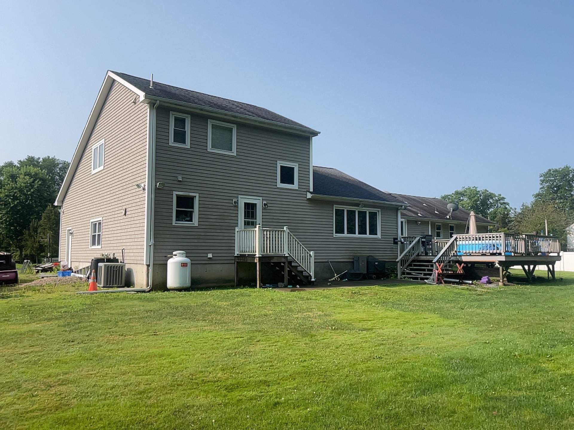 Residential Roofing Installation using Owens Corning TruDefinition Estate Gray by A Plus Exterior