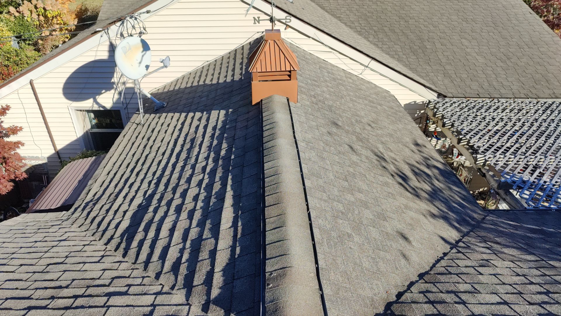 Roof Replacement using Owens Corning Aged Copper by 180 Contractors