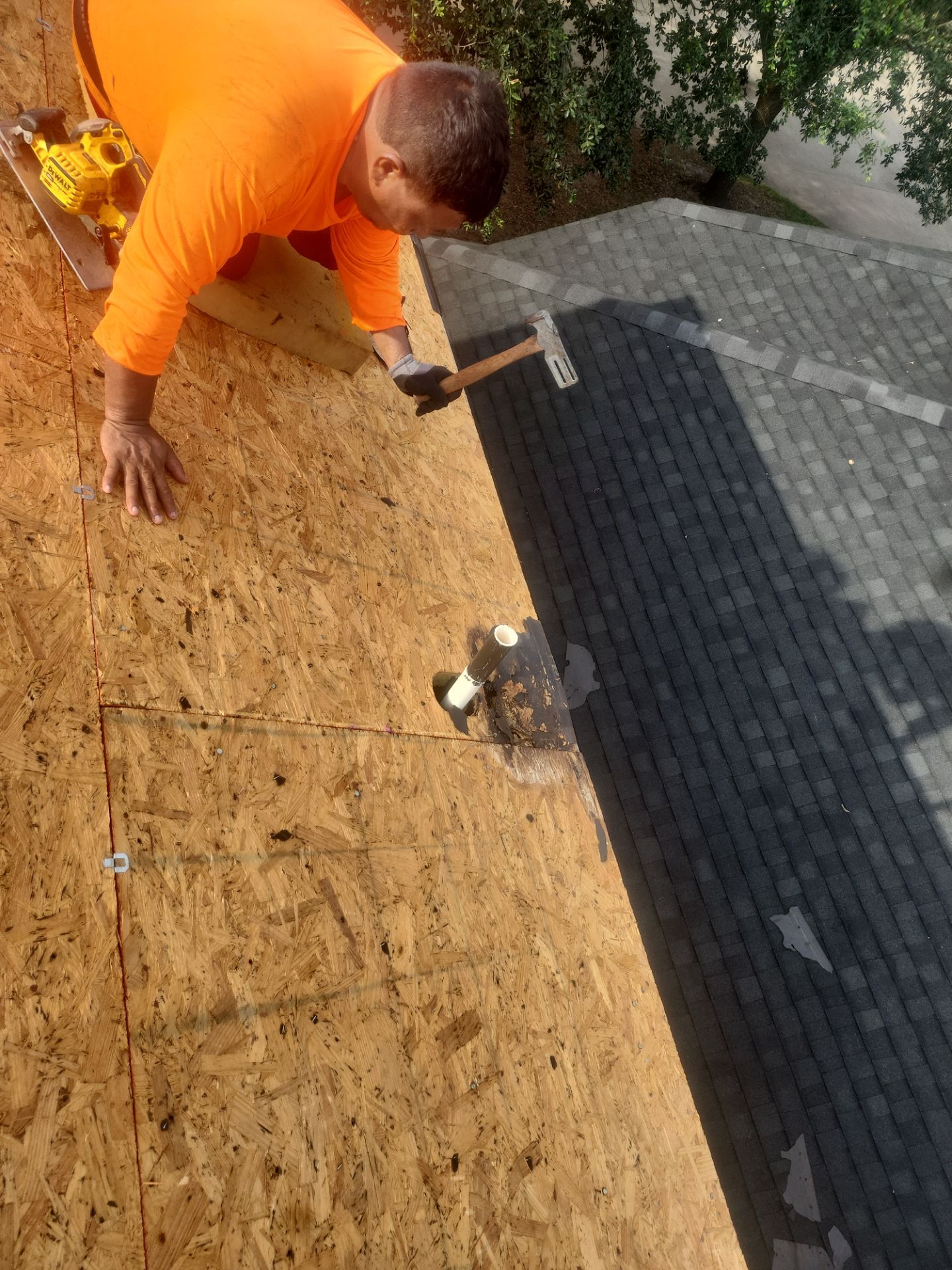 Residential Roofing Installation using Owen's Corning Duration (Lifetime) Shingles by Roof Repair Company