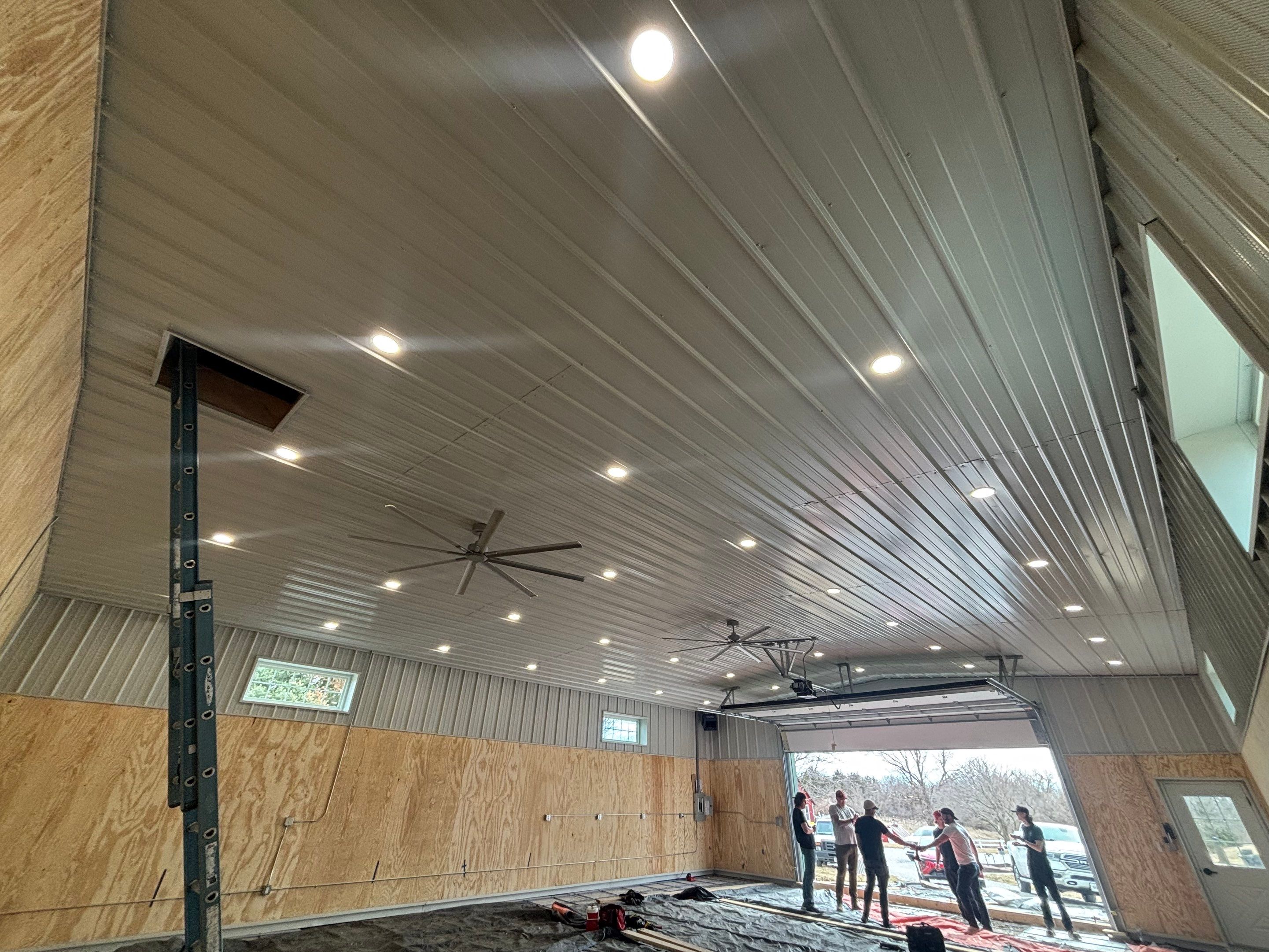 Finished Shed in De Witt, NE by Bear Electric