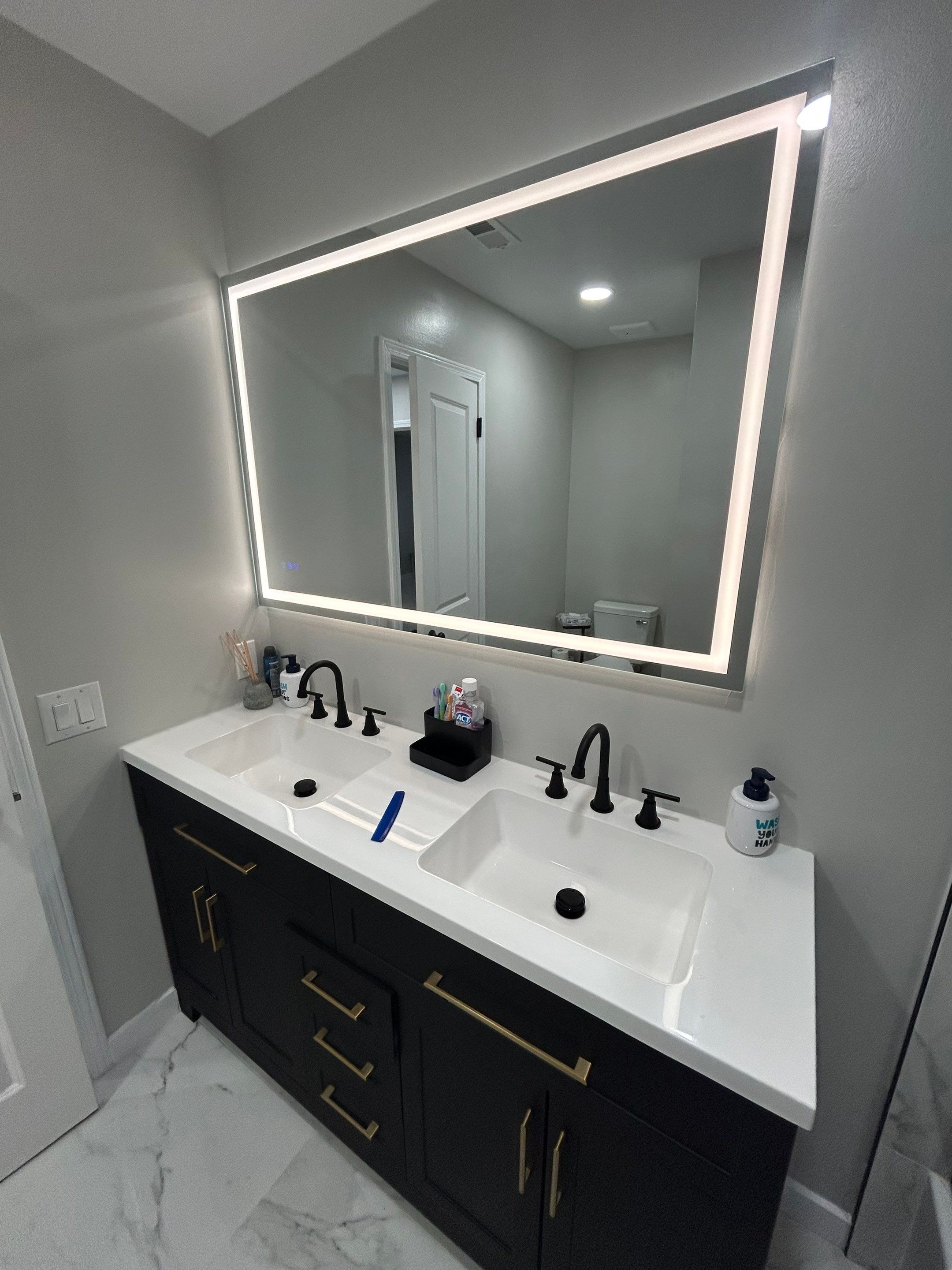 Master Bathroom, Children's Bathroom, and Fireplace Renovation by urban green energy llc