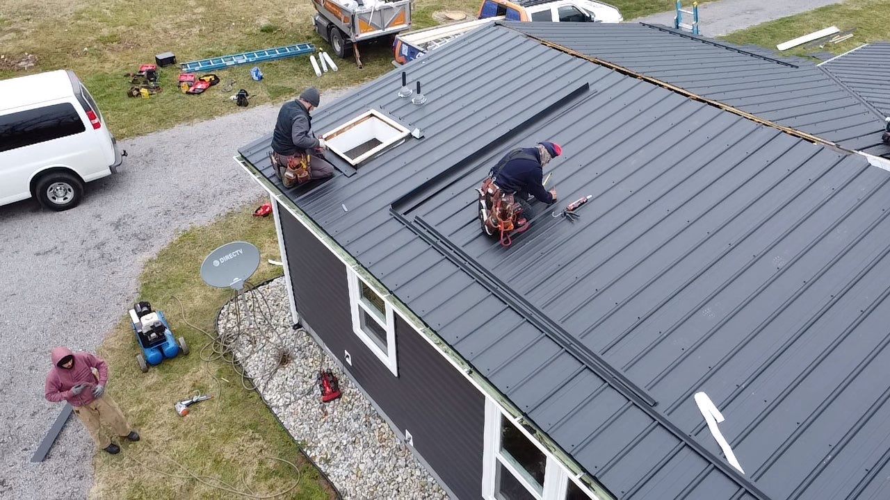 Exposed Fastener Metal Roof Replacement – Columbia City, Indiana by 4Ever Metal Roofing