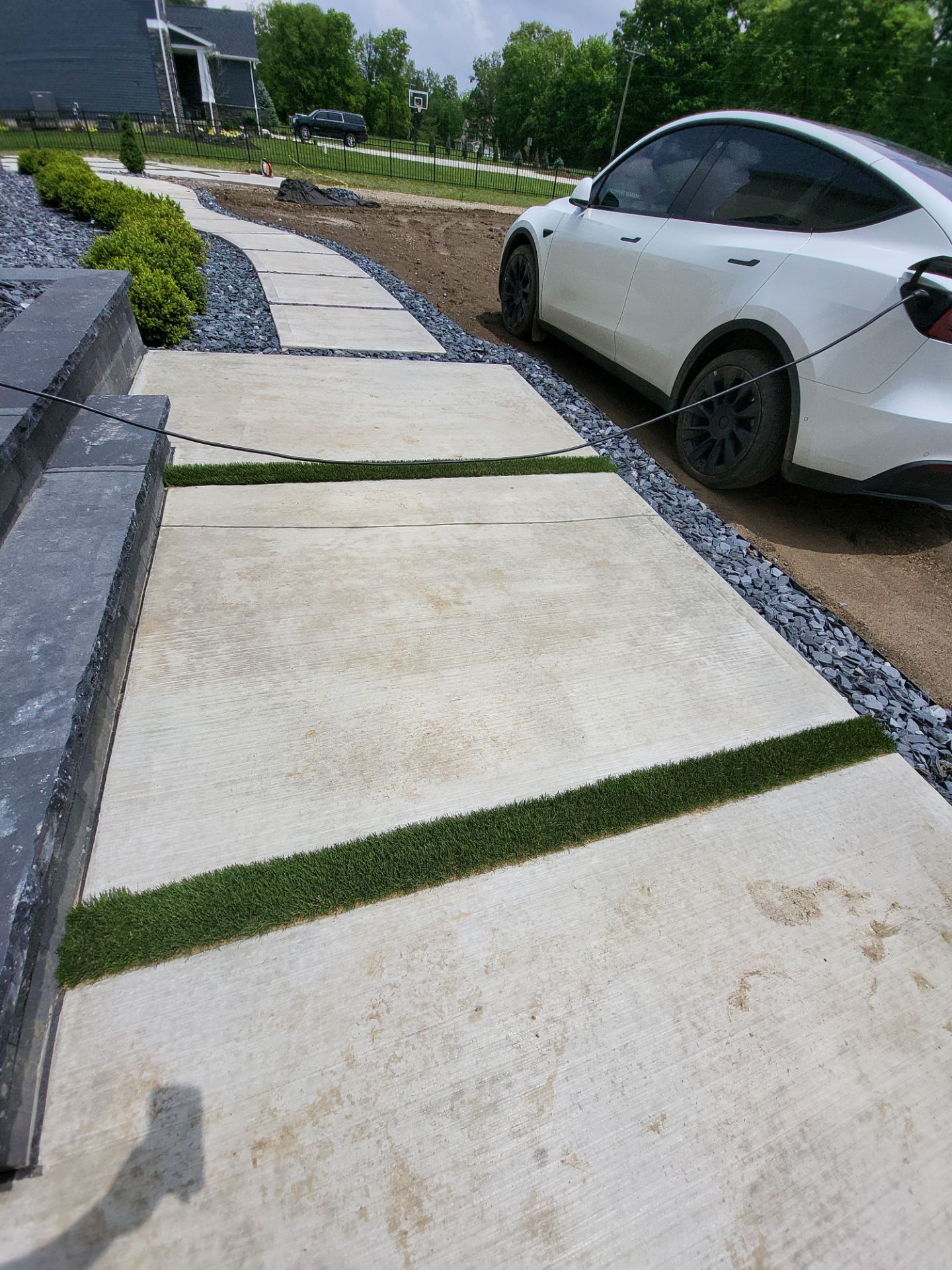 Turf Strip Driveway in Marysville, OH by Southwest Greens Midwest