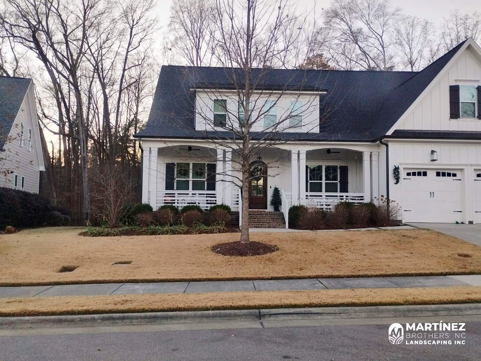 Shrubs pruning and mowing in Durham by Martinez Brother’s Nc Landscaping Inc