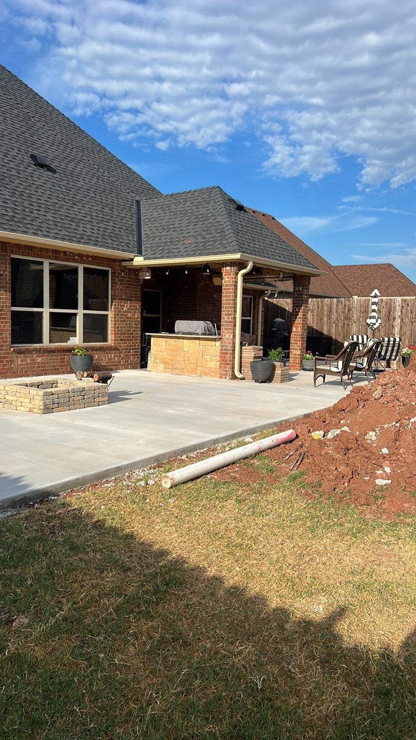 Concrete and Drainage using Concrete by Clays Services Inc
