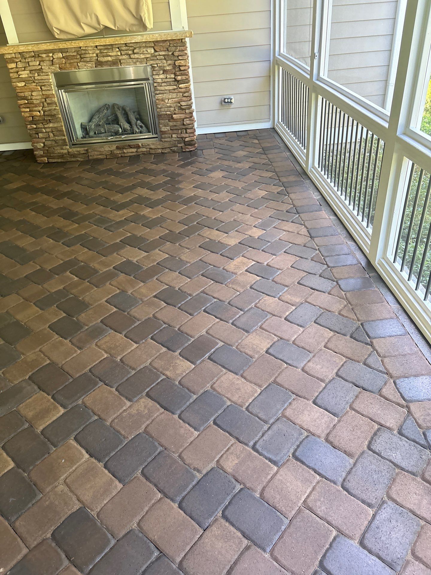 Pavers using Concrete Sealant by DuraSeal