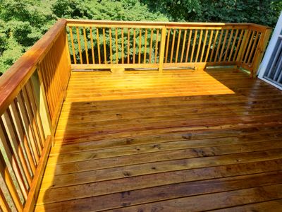 Deck using Wood Sealant