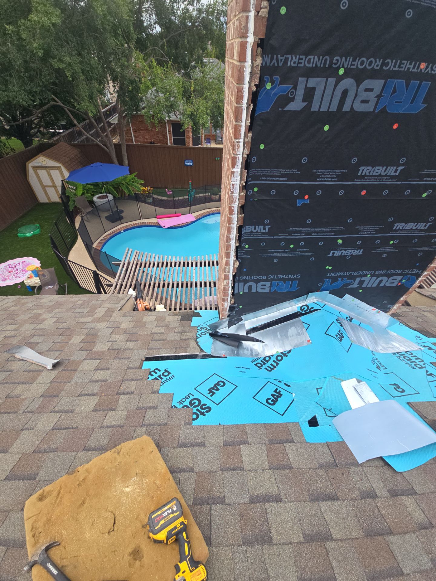 Dog Door Replacement by First Out Roofing 