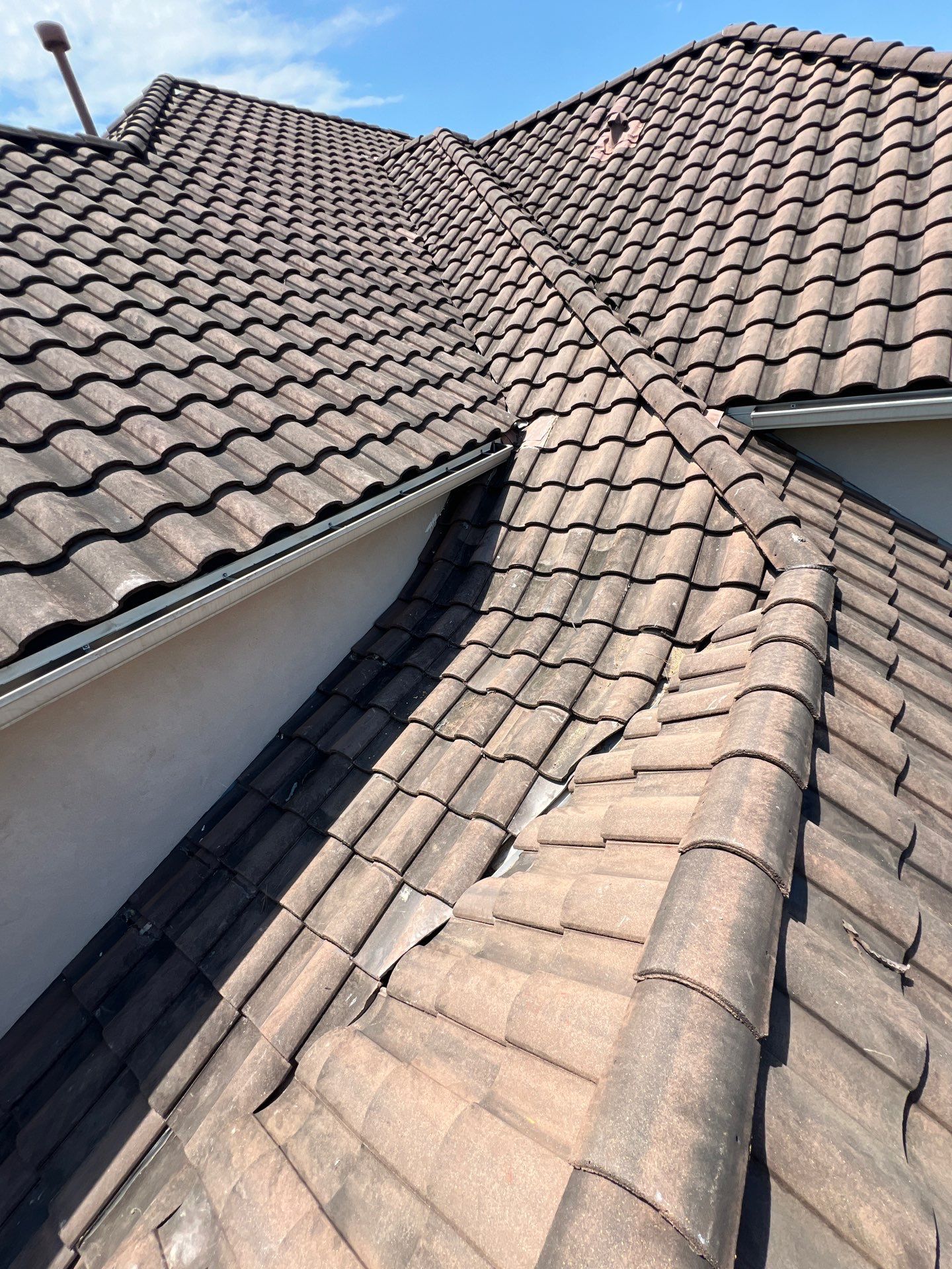 Residential Roofing Repair using tile by Roof Repair Company