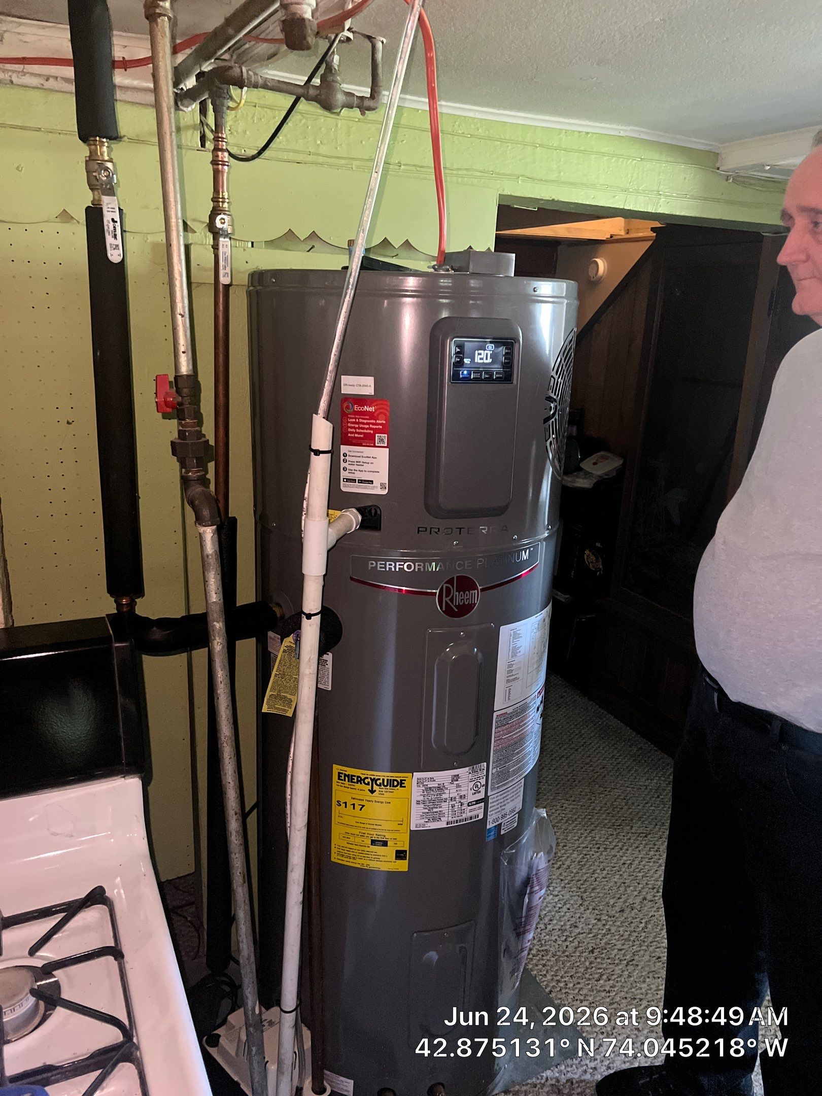 Heat pump water heater by Saffron Elite Home Performance & Building Science