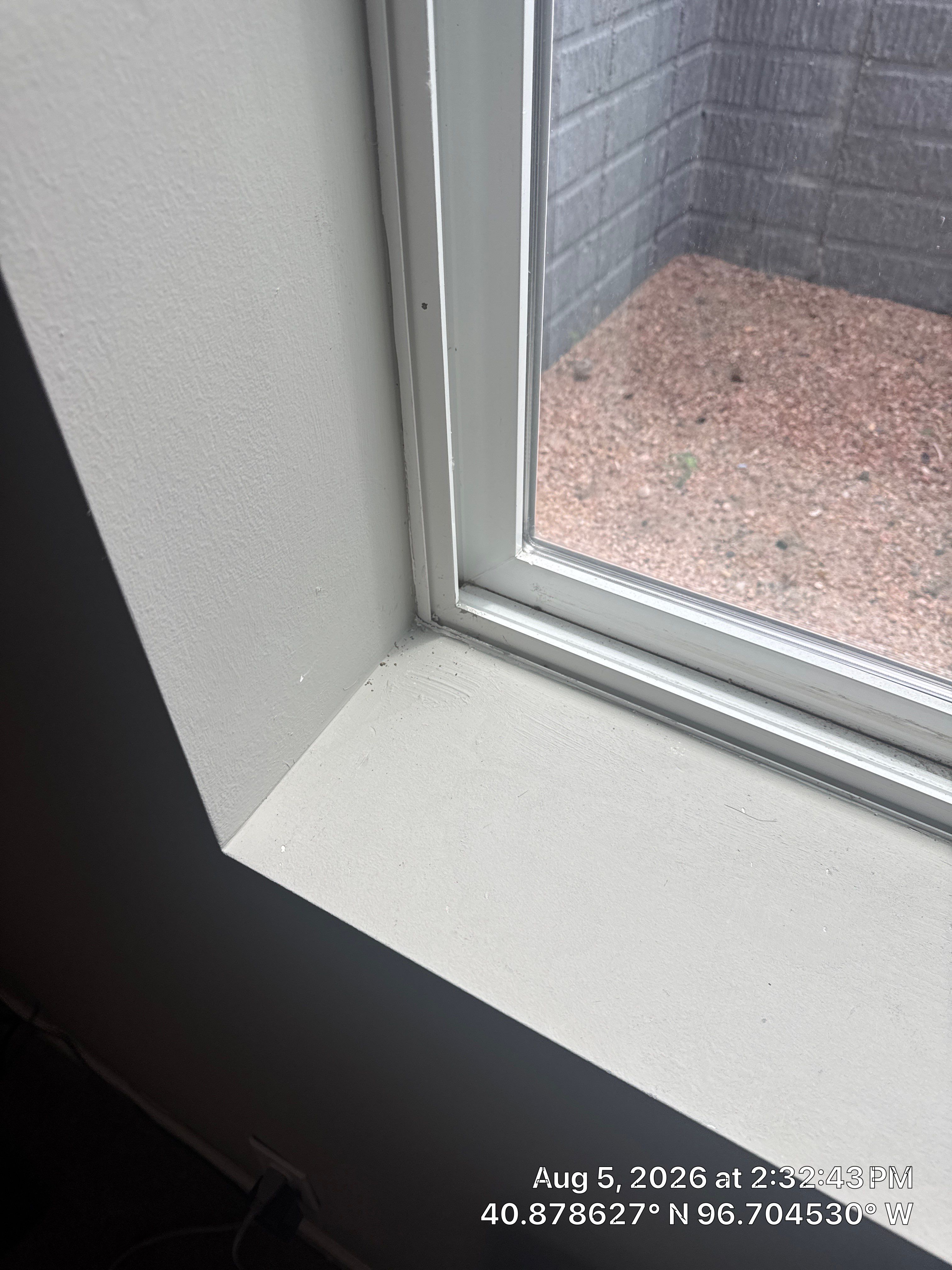 Basement Egress Window Installation with Stone-Textured Liner in Lincoln by CompanyCam Sales Demo