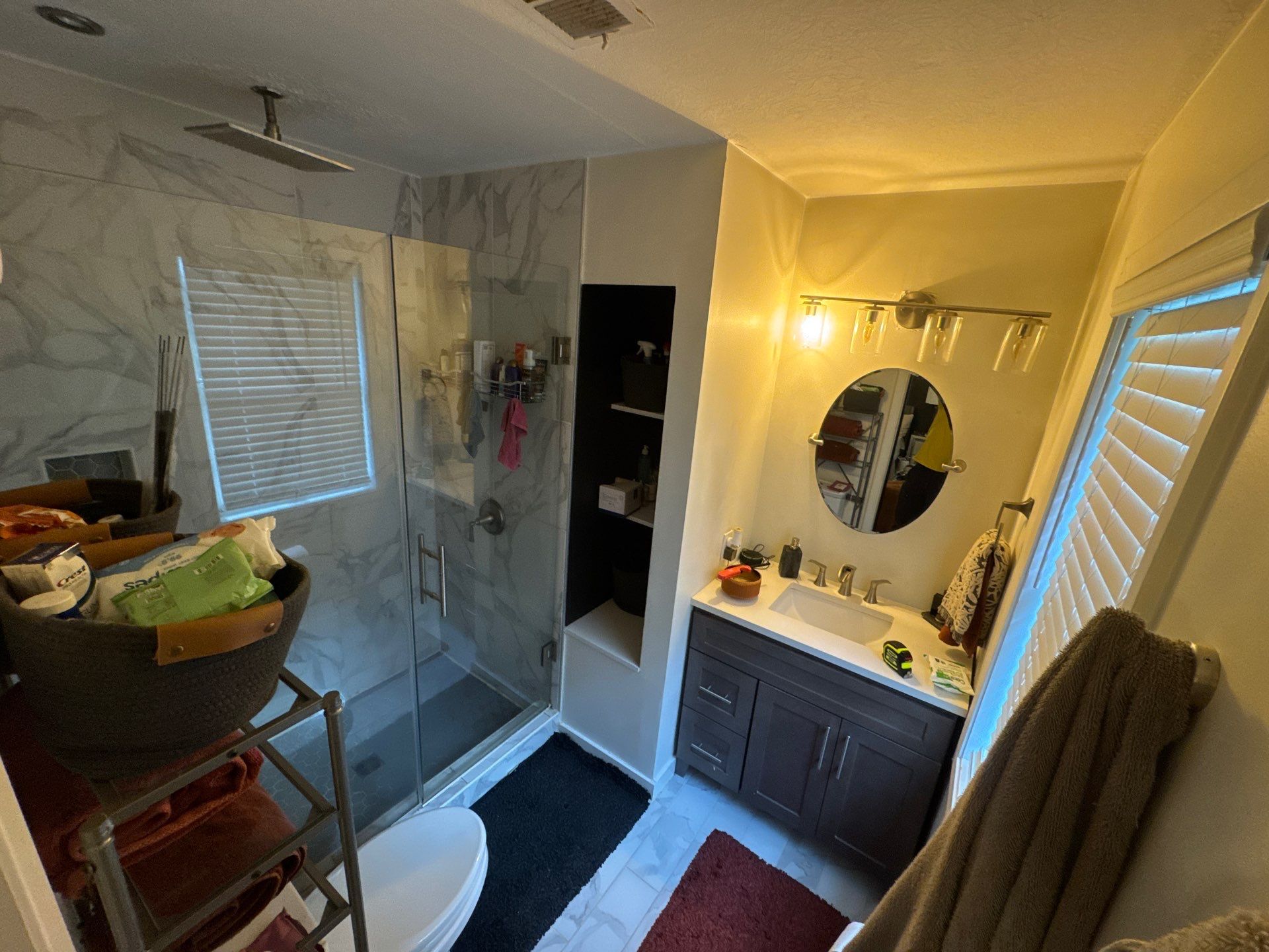 Master bathroom renovation by Prudencio