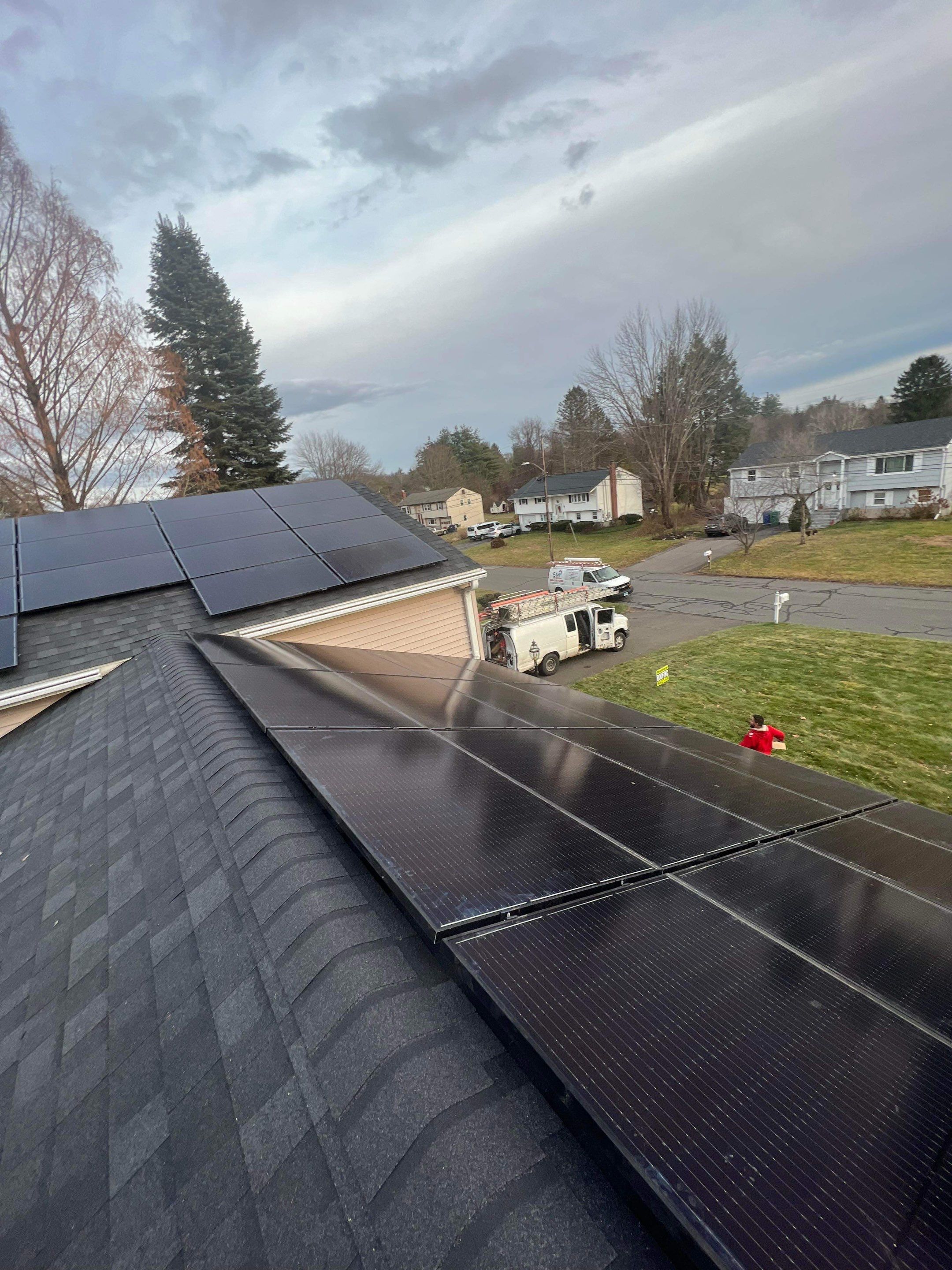 Onyx Black Shingles by Reimagine Roofing