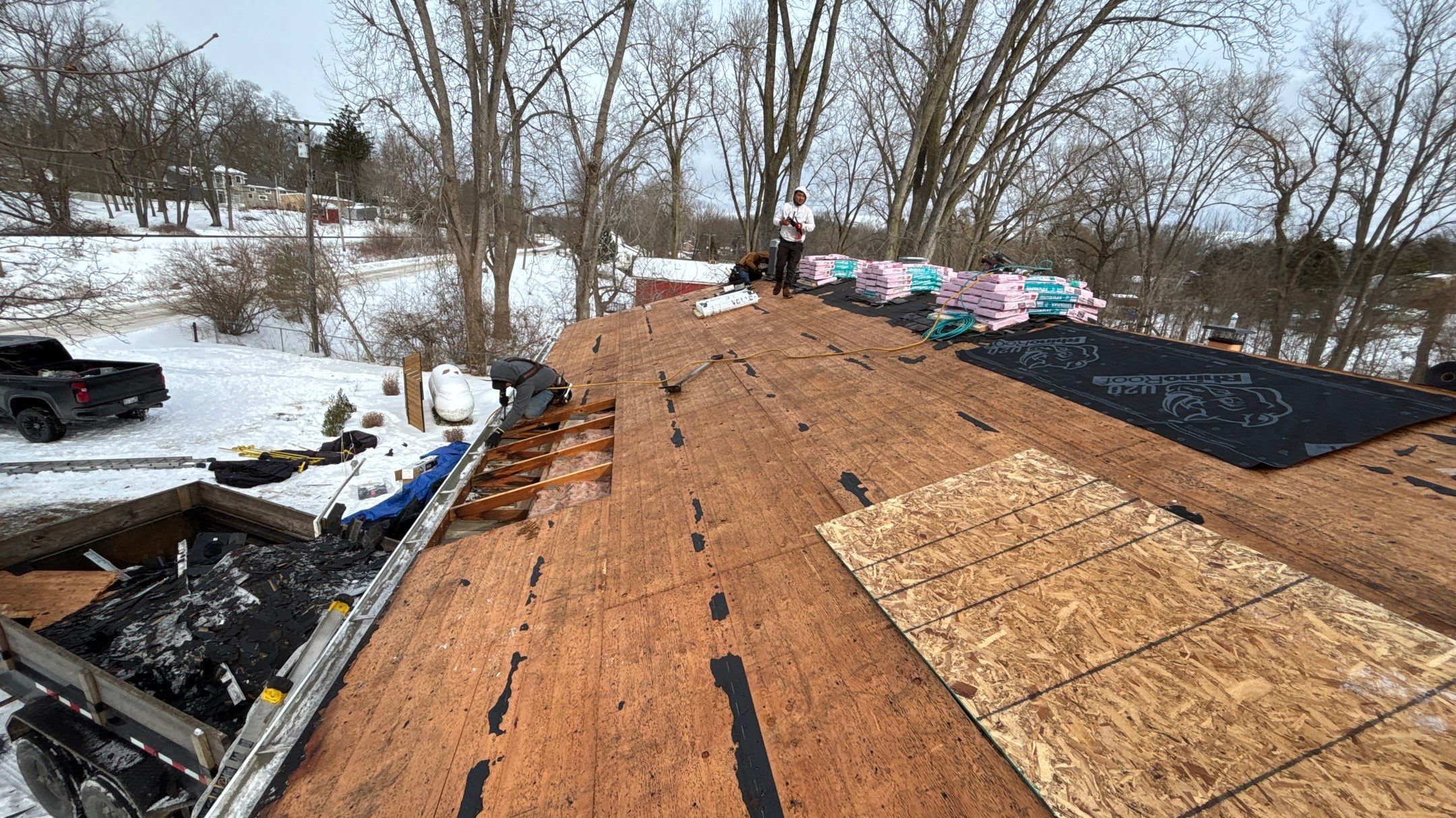 Roof Replacement using Owens Corning Duration Shingle by 180 Contractors